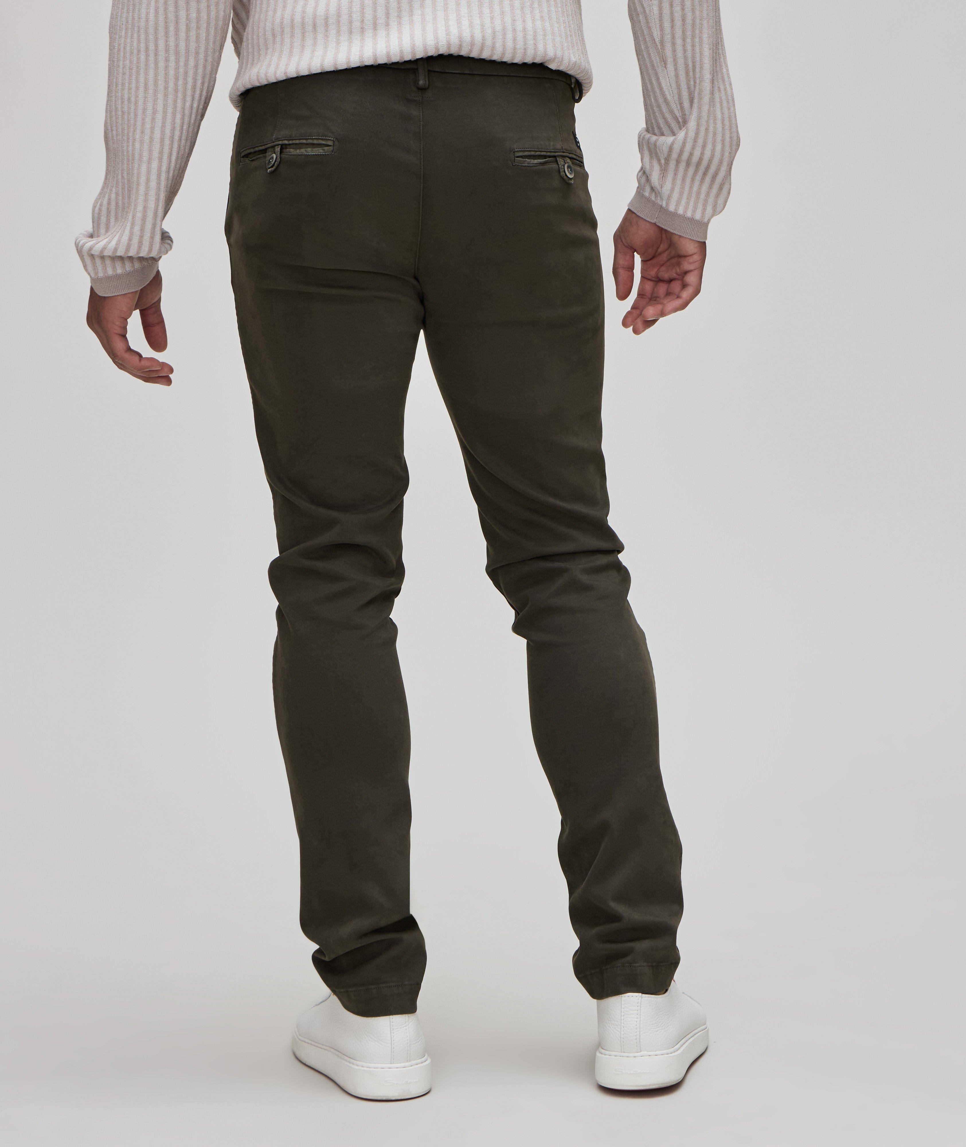 Slim-Fit Torino Jersey Stretch-Cotton Pants image 5