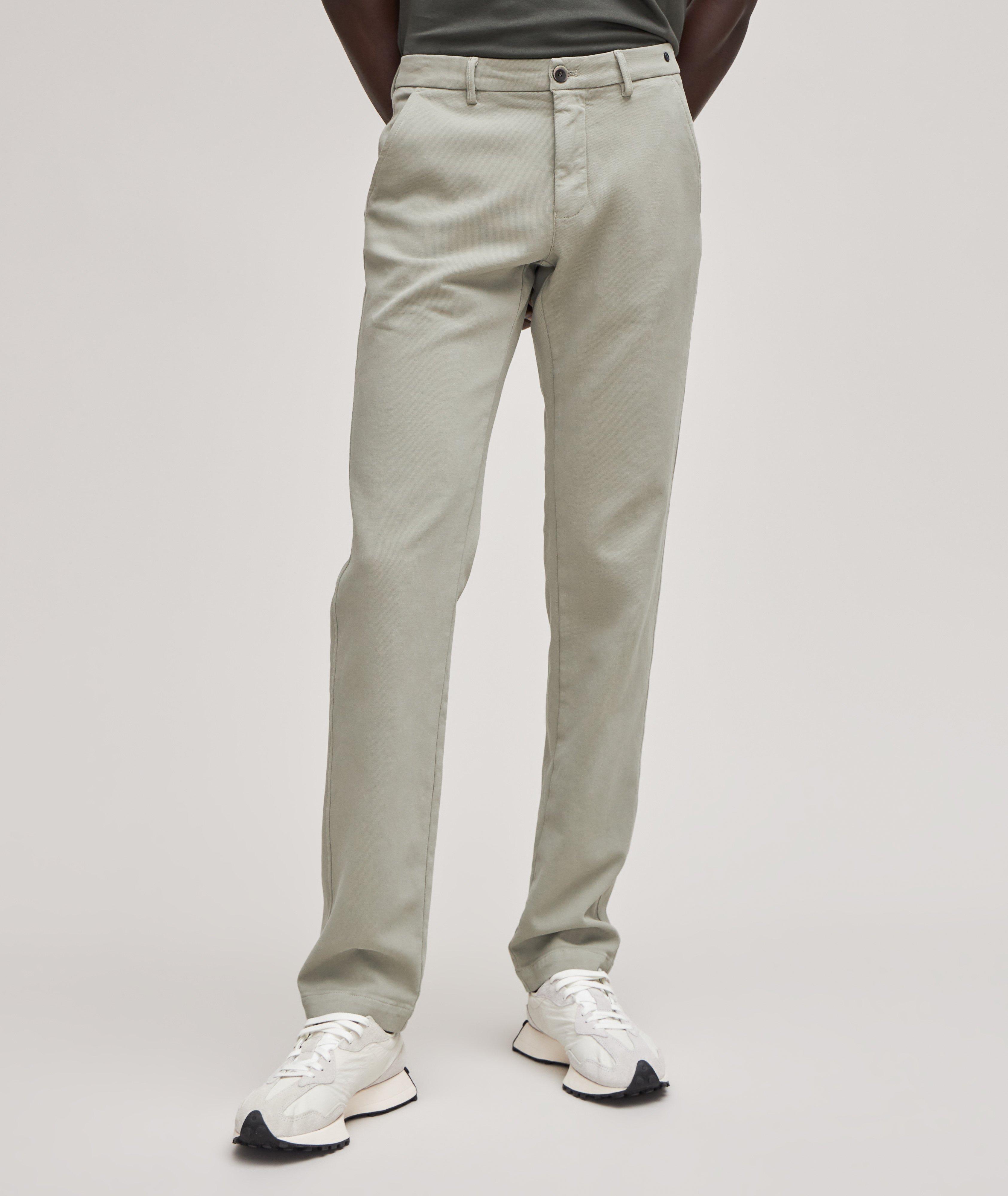 Slim Fit Torino Jersey Stretch-Cotton Pants