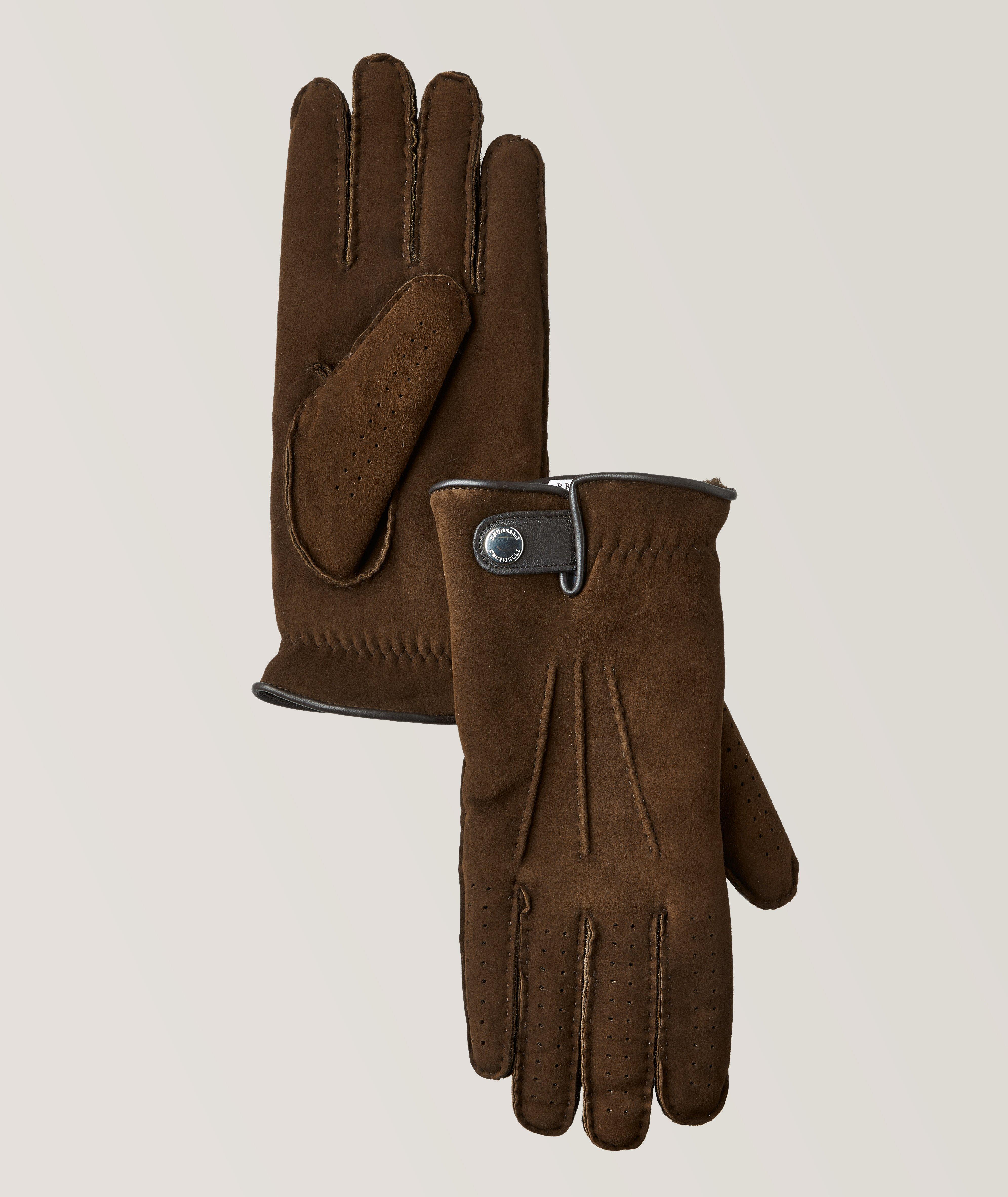 Leather lined cheap gloves mens