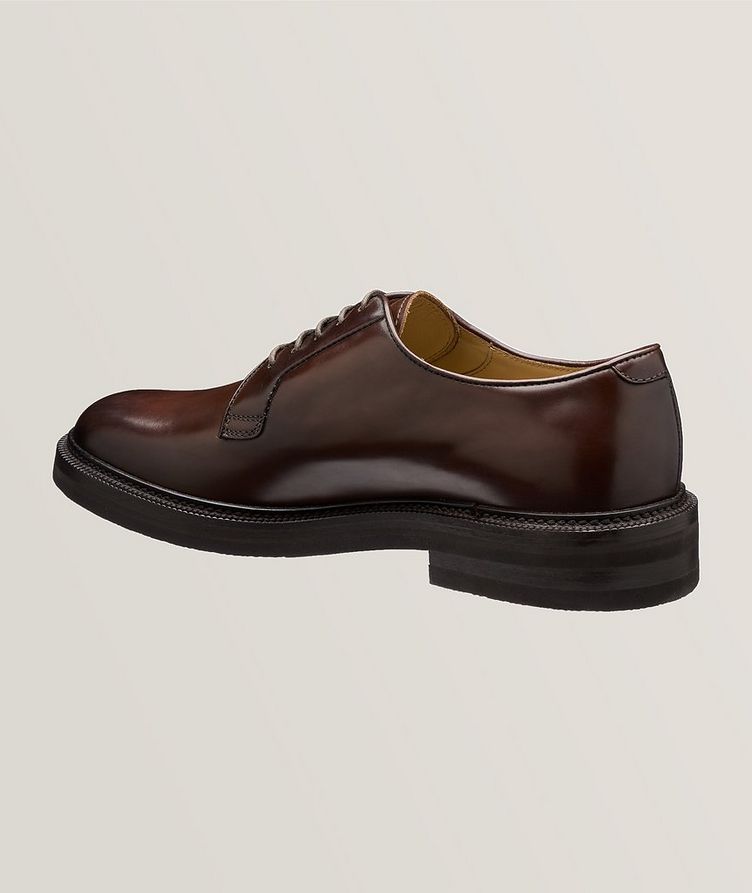 Polished Leather Lace Up Derbies image 1