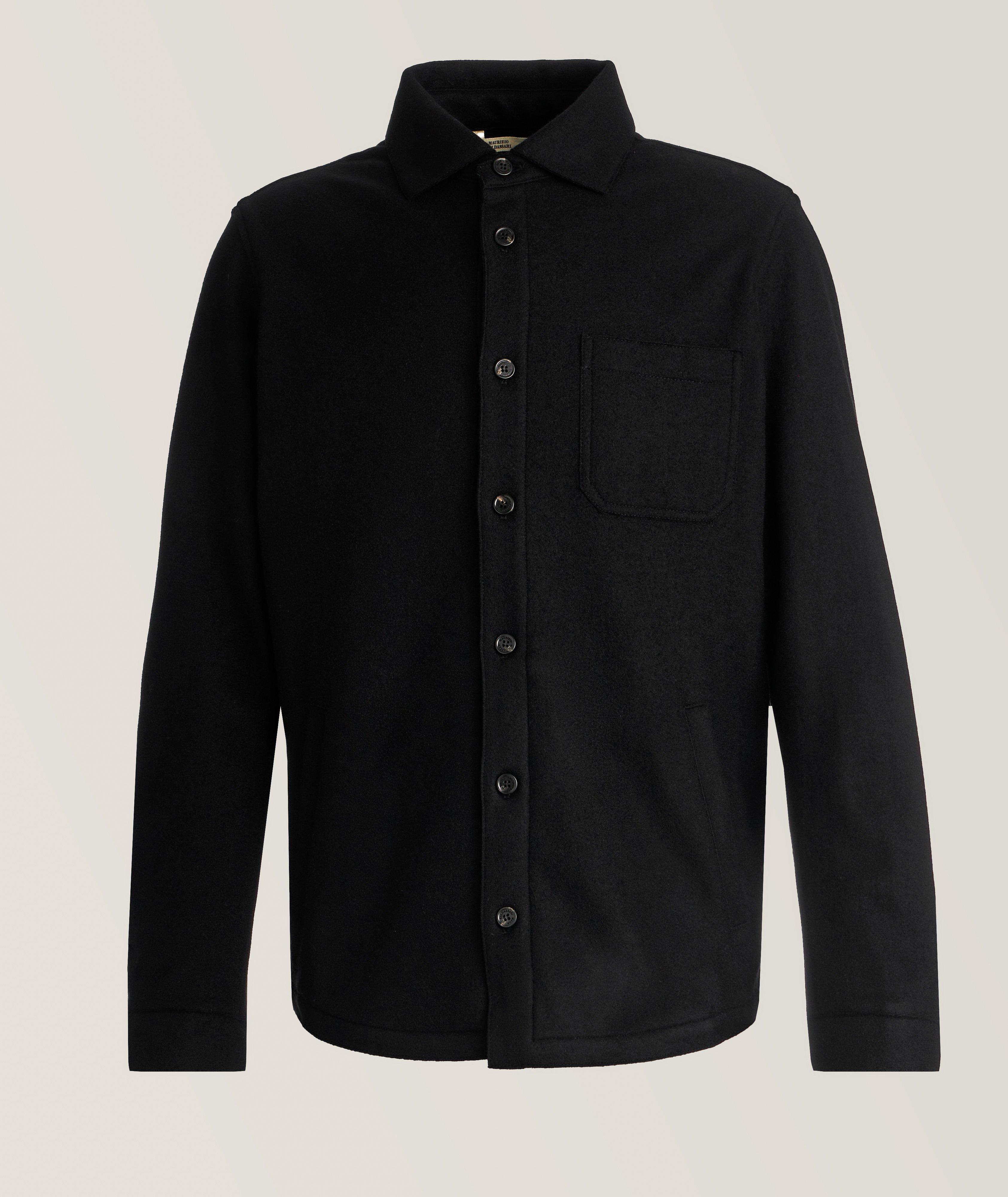 Maurizio Baldassari Brera Cashmere Felt Overshirt