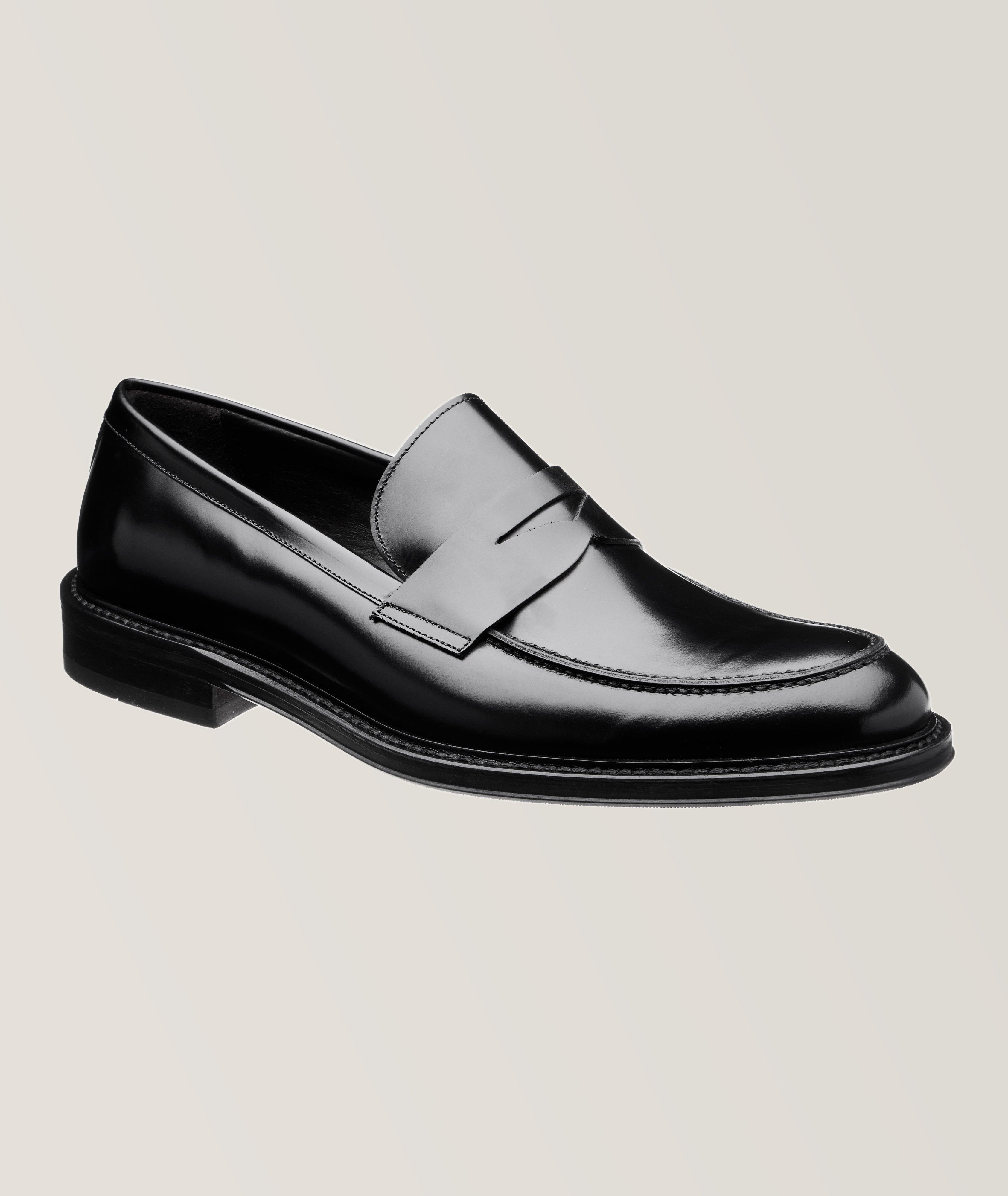 To Boot New York Dickerson Spazzo Leather Penny Loafers