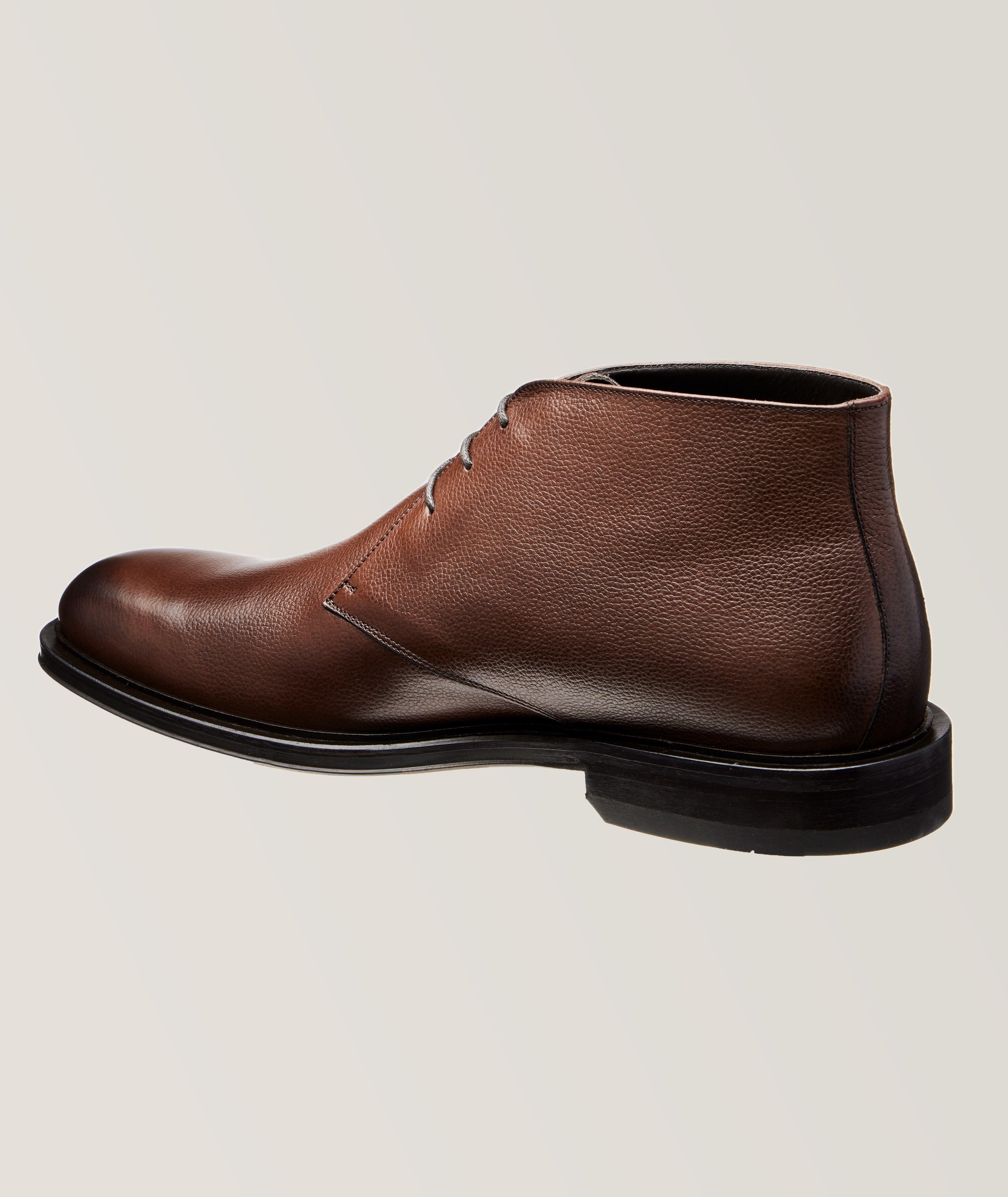 Richard Grained Leather Chukka Boots image 1