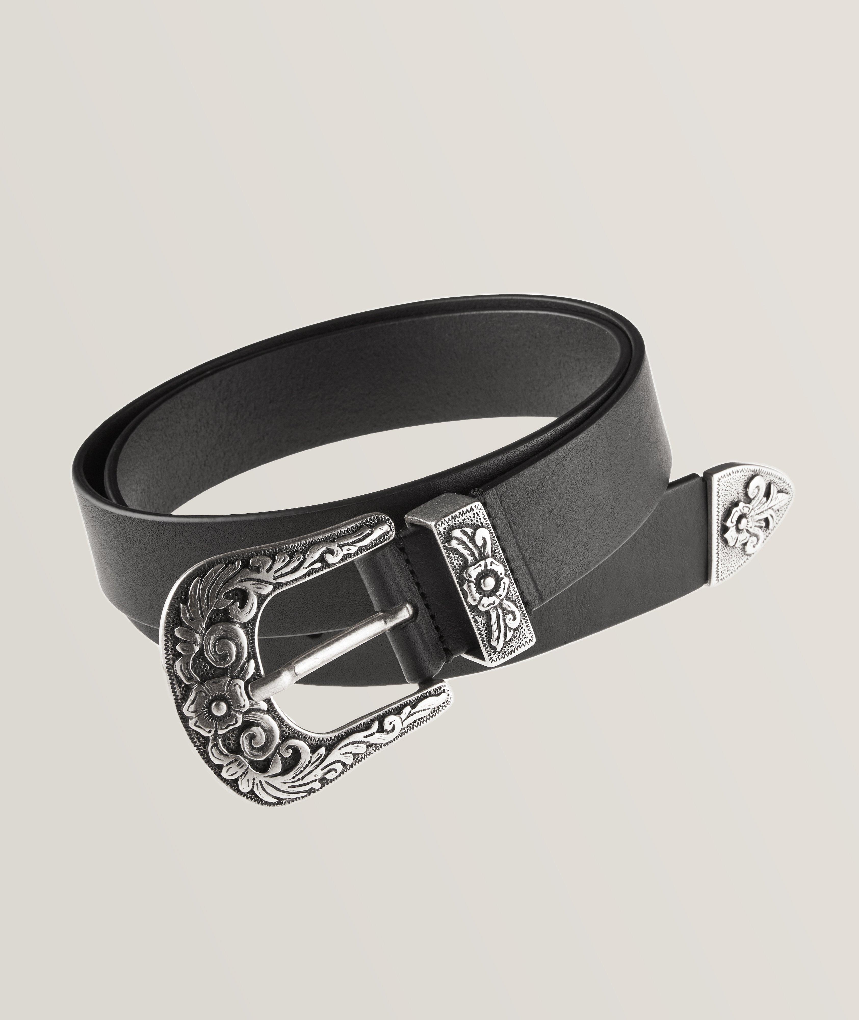 Western style deals belts and buckles