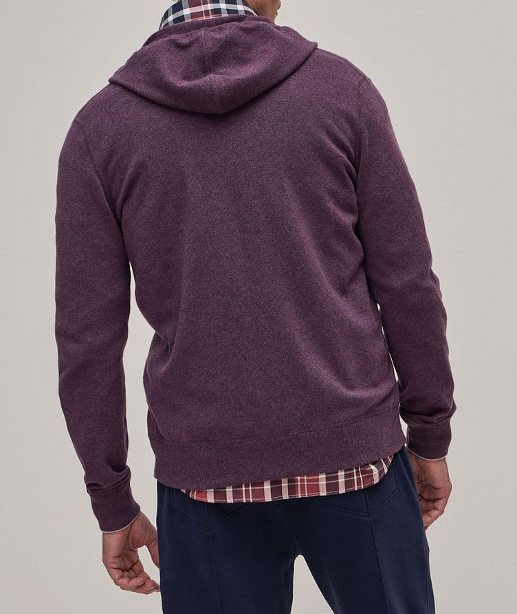 Cashmere Full-Zip Hooded Sweater image 2
