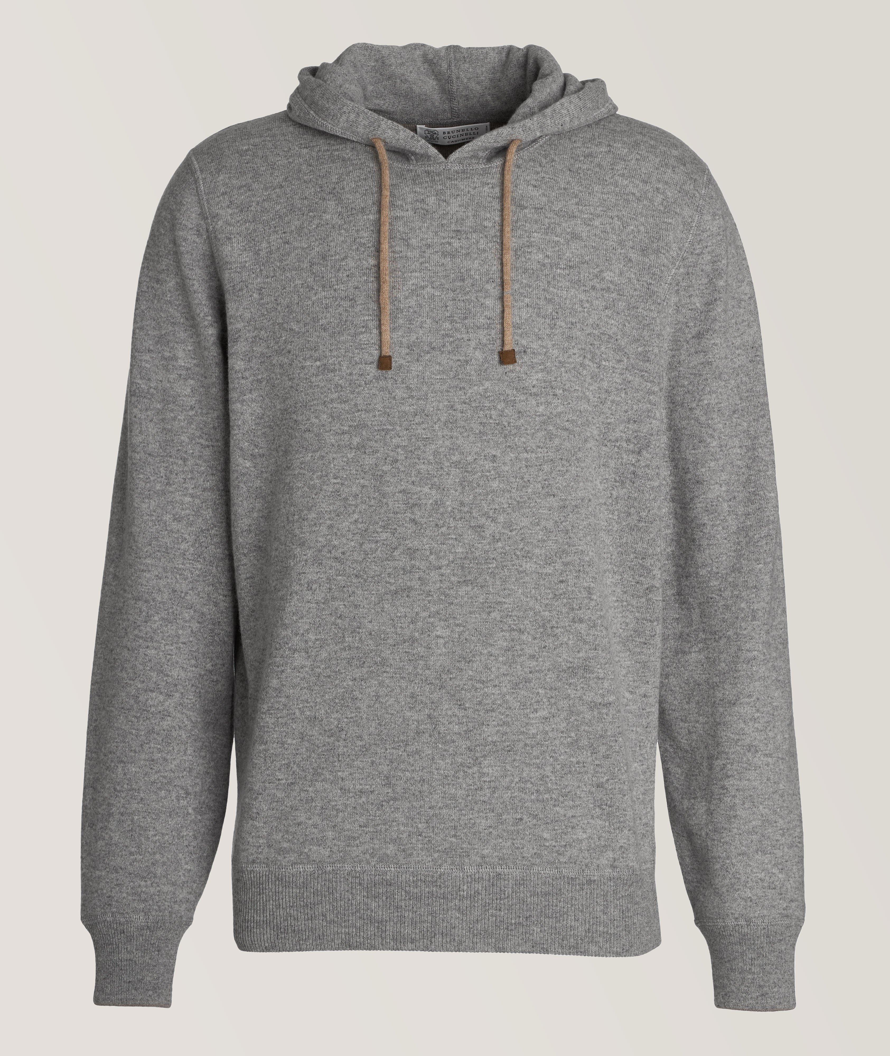 Hooded store cashmere sweater