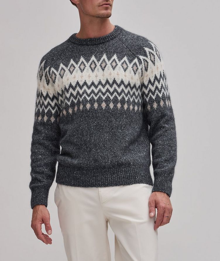 Cashmere Collection Fair Isle Sweater image 1