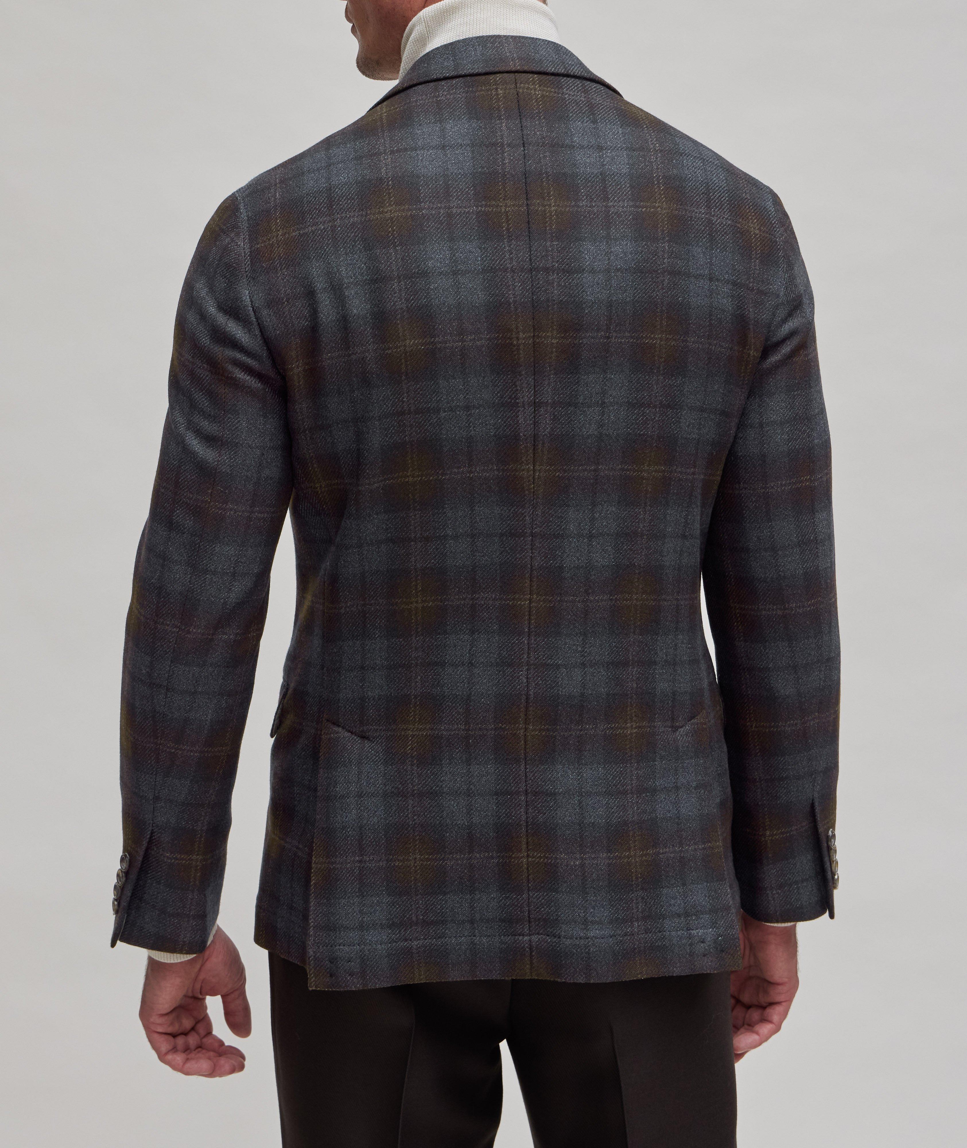 Plaid Wool, Cashmere & Silk Sport Jacket image 2