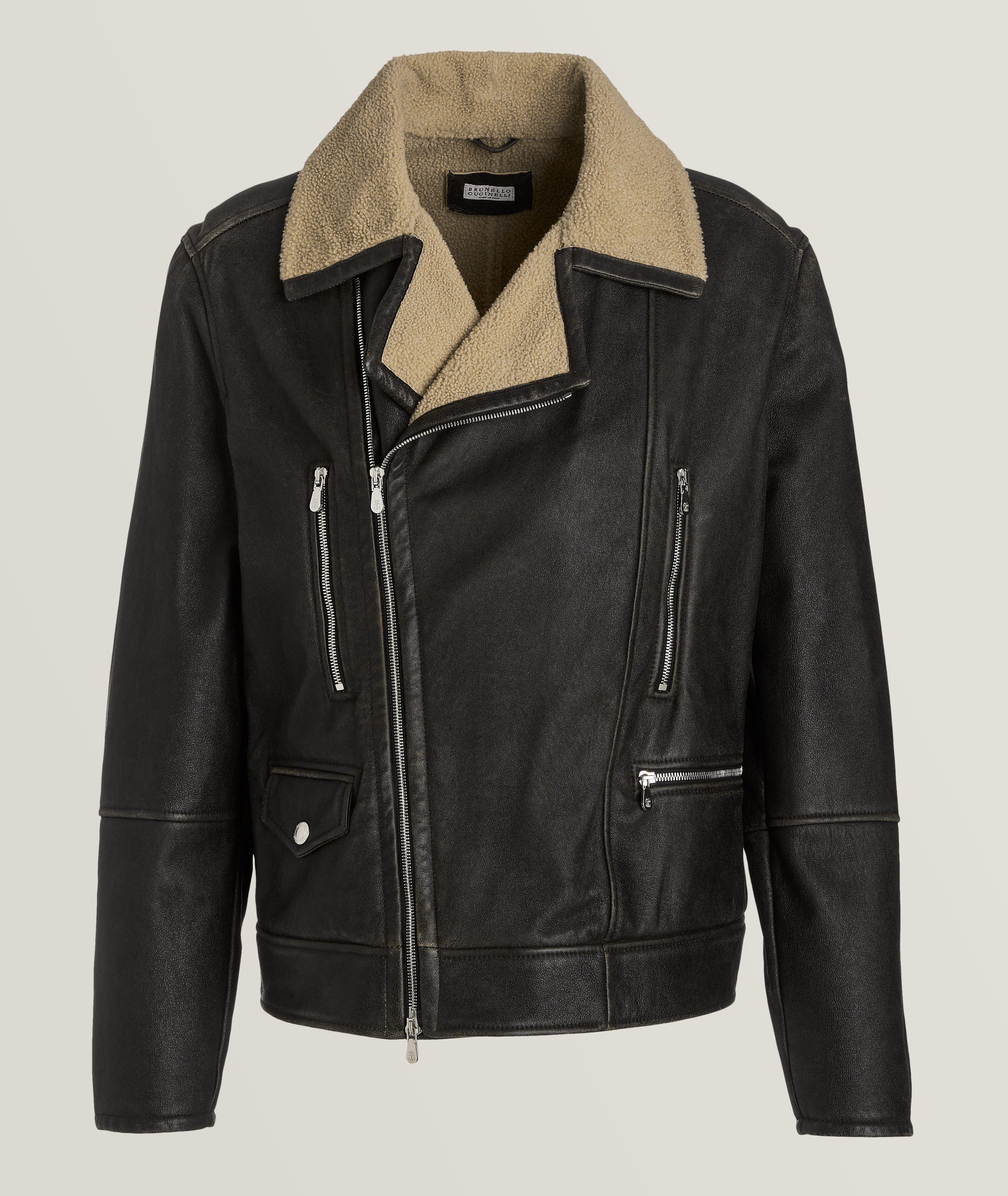 Brunello Cucinelli Lambskin Shearling Field Jacket