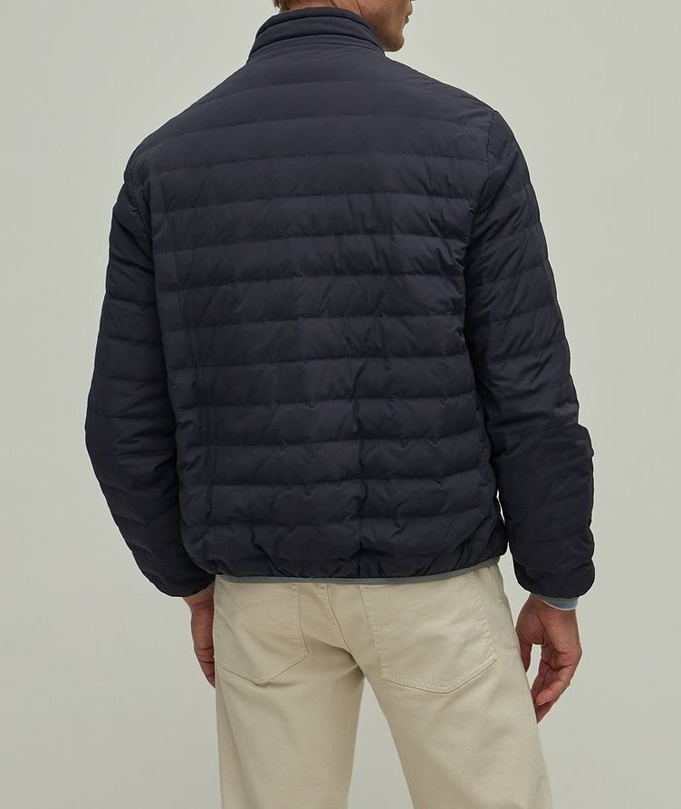 Technical Fabric Quilted Down Puffer Jacket image 2