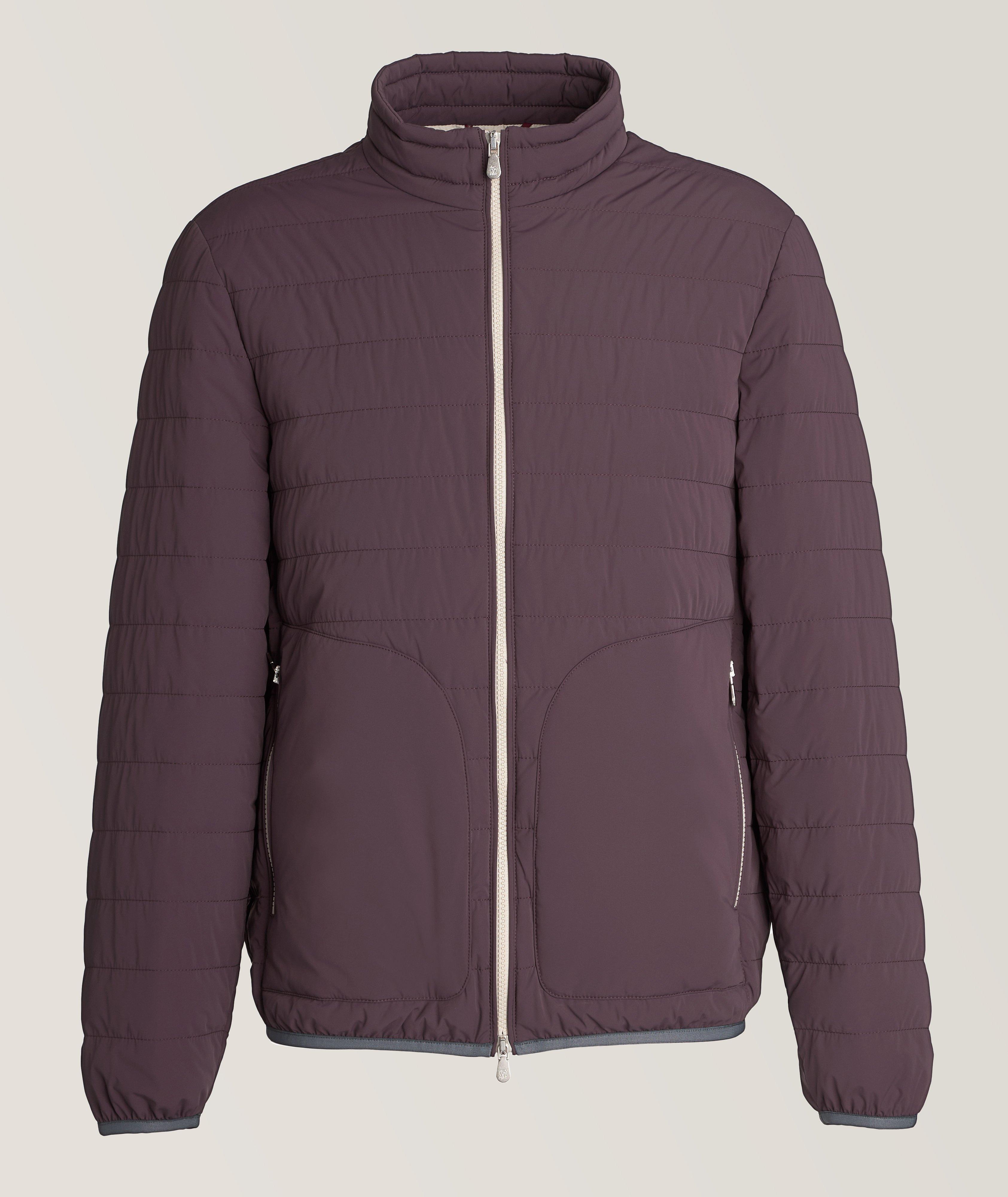 Technical Fabric Quilted Down Puffer Jacket image 0
