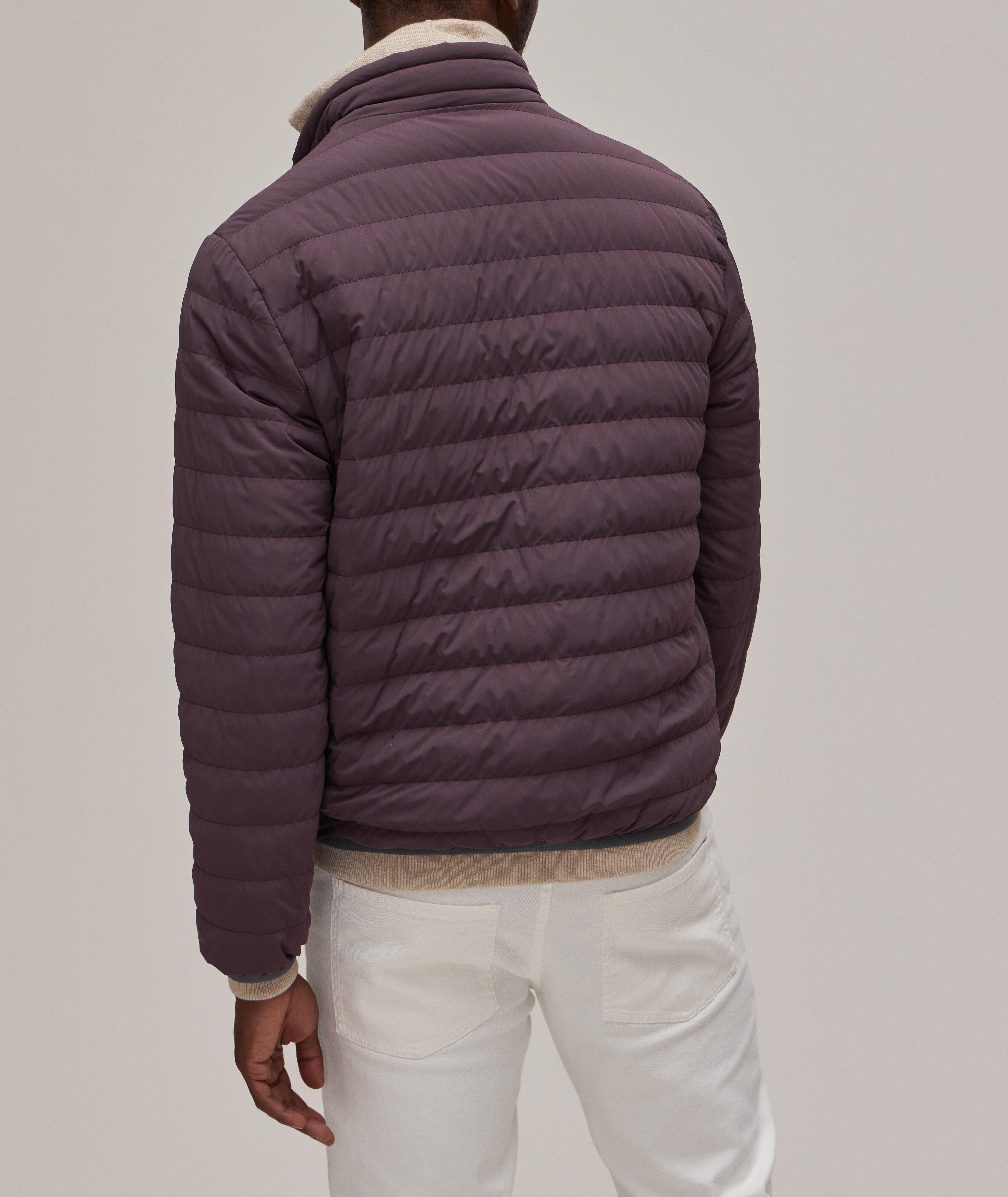 Technical Fabric Quilted Down Puffer Jacket image 2