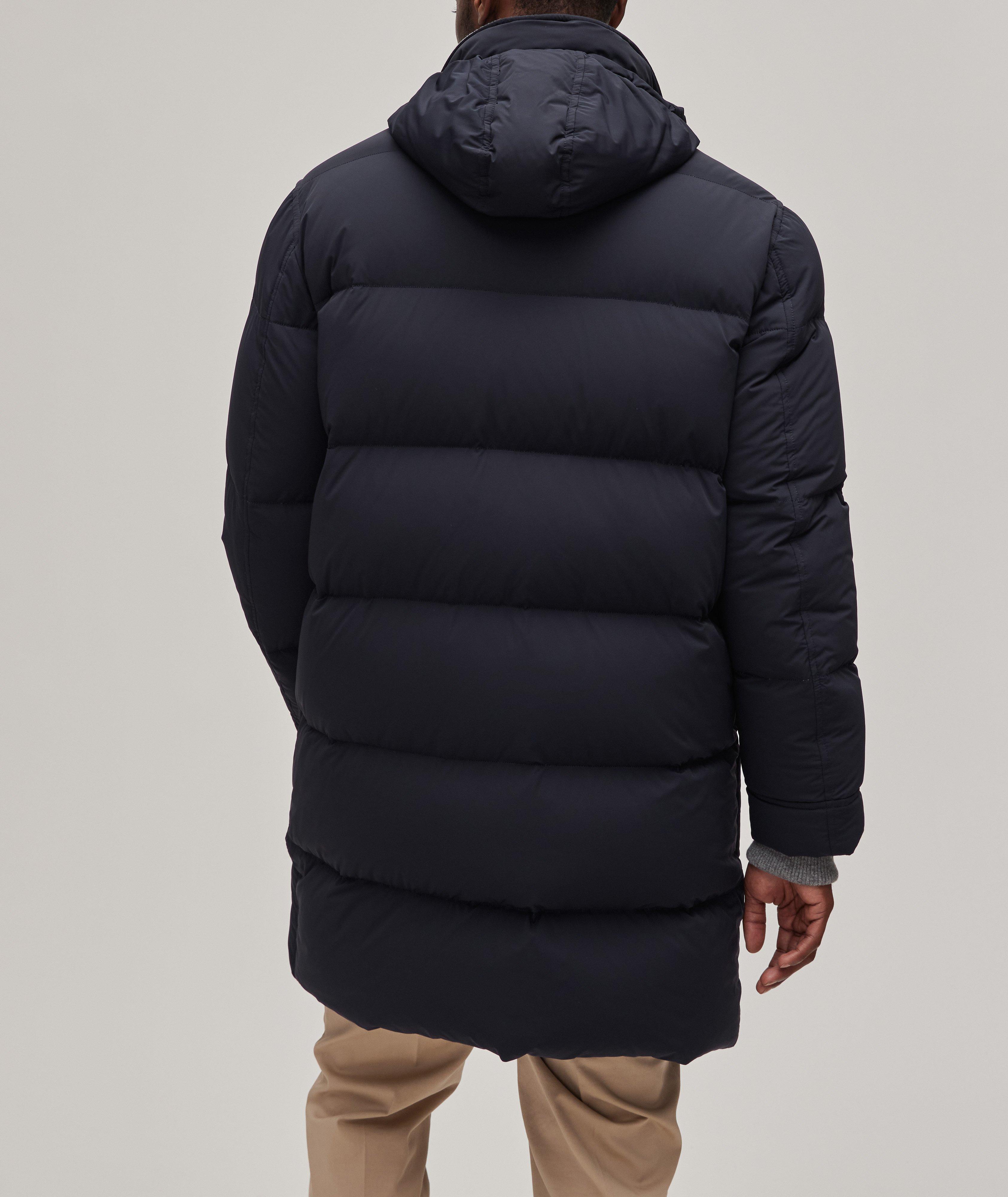 Technical Stretch-Fabric Quilted Stadium Jacket image 2