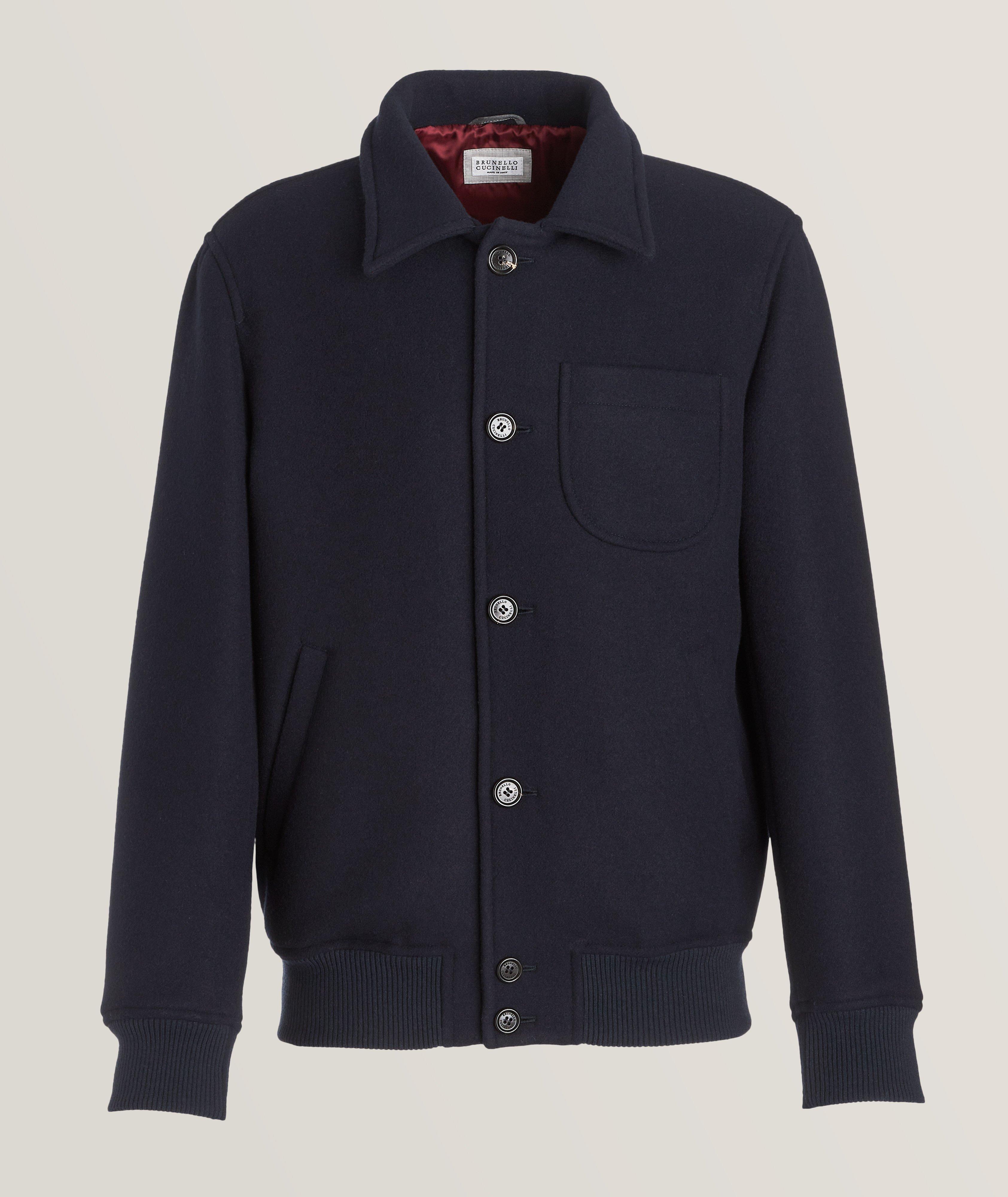 Brunello Cucinelli Wool-Cashmere Coach Jacket | Coats