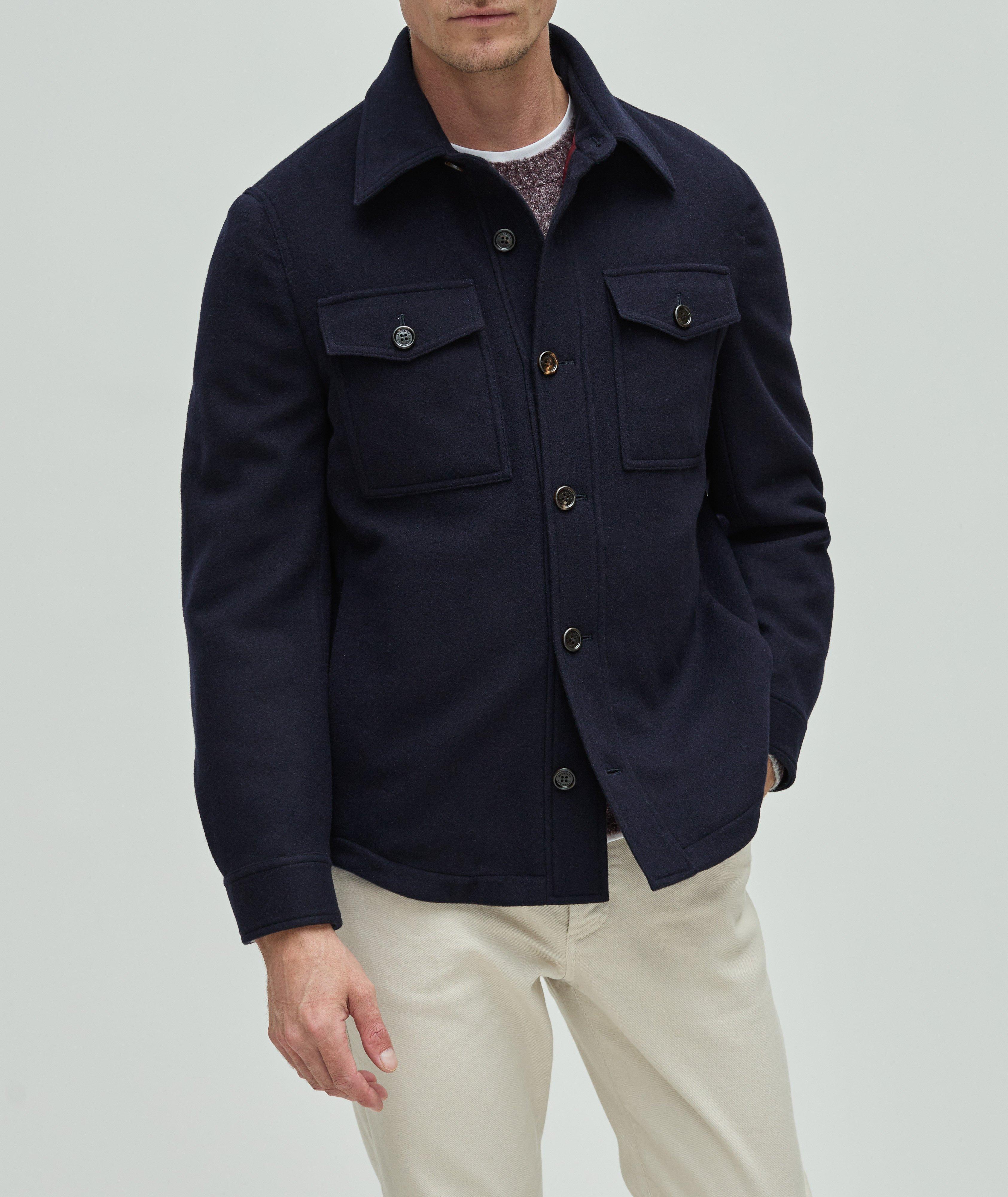 Melton Cashmere Overshirt image 1