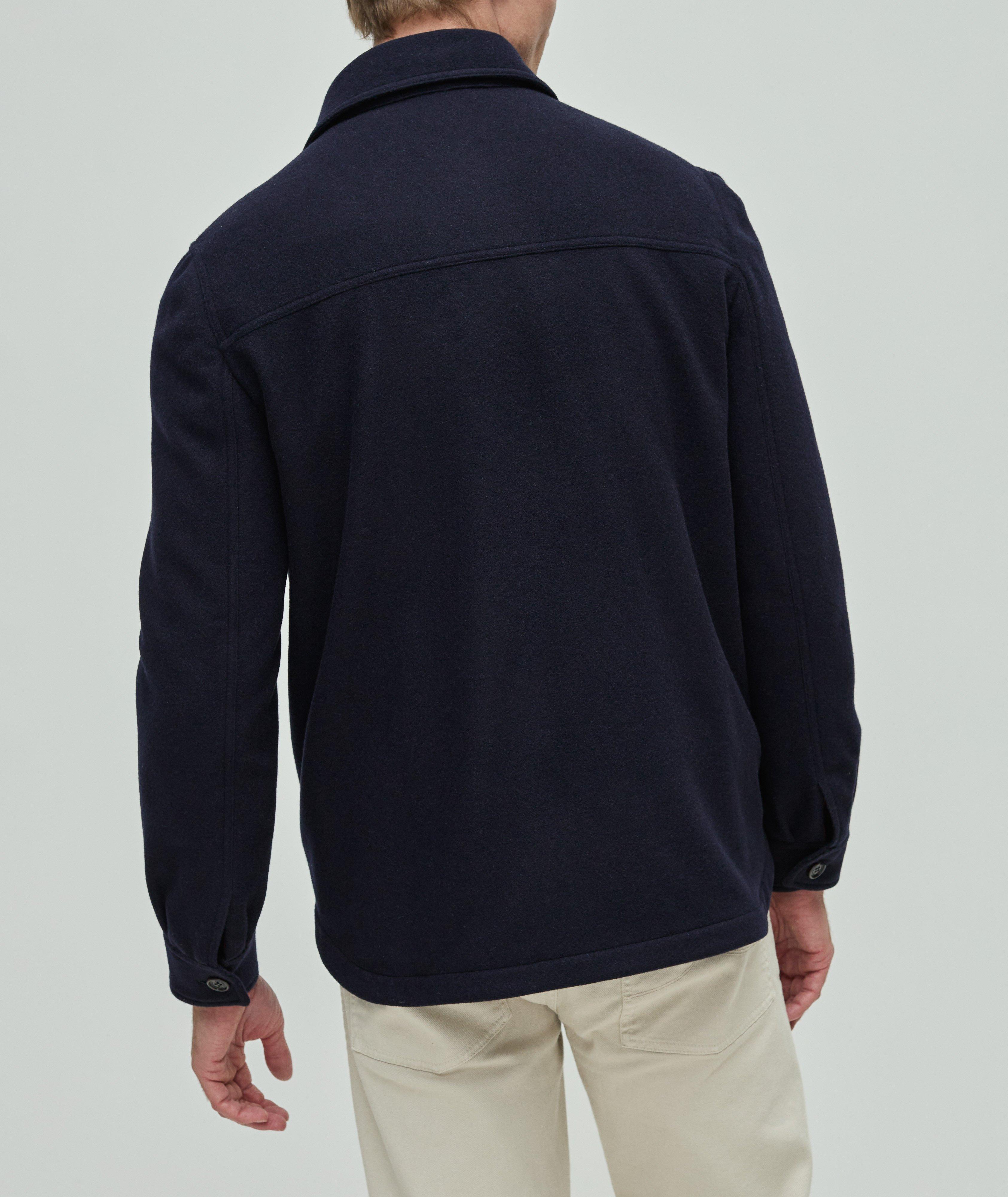 Melton Cashmere Overshirt image 2