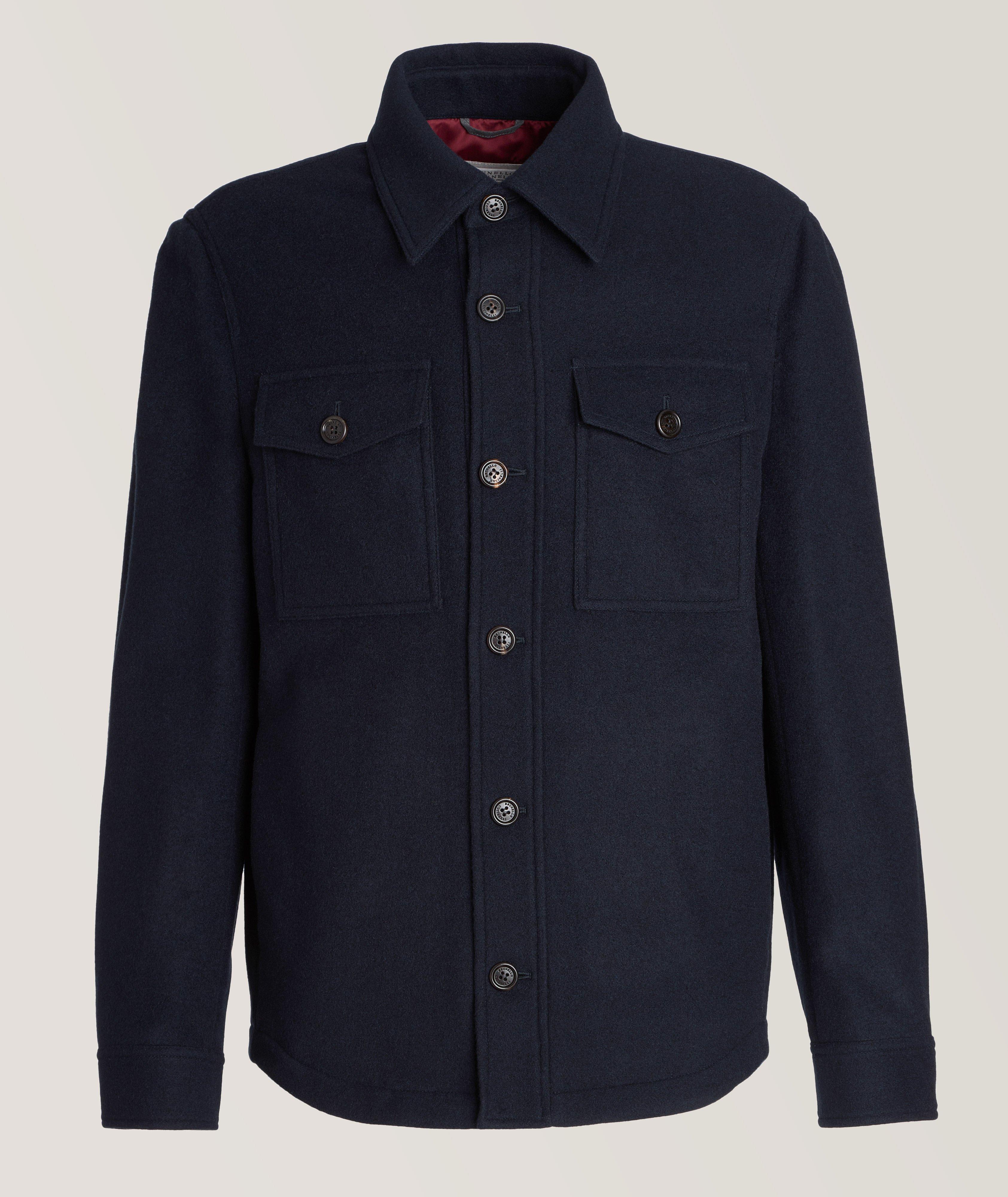 Melton Cashmere Overshirt image 0