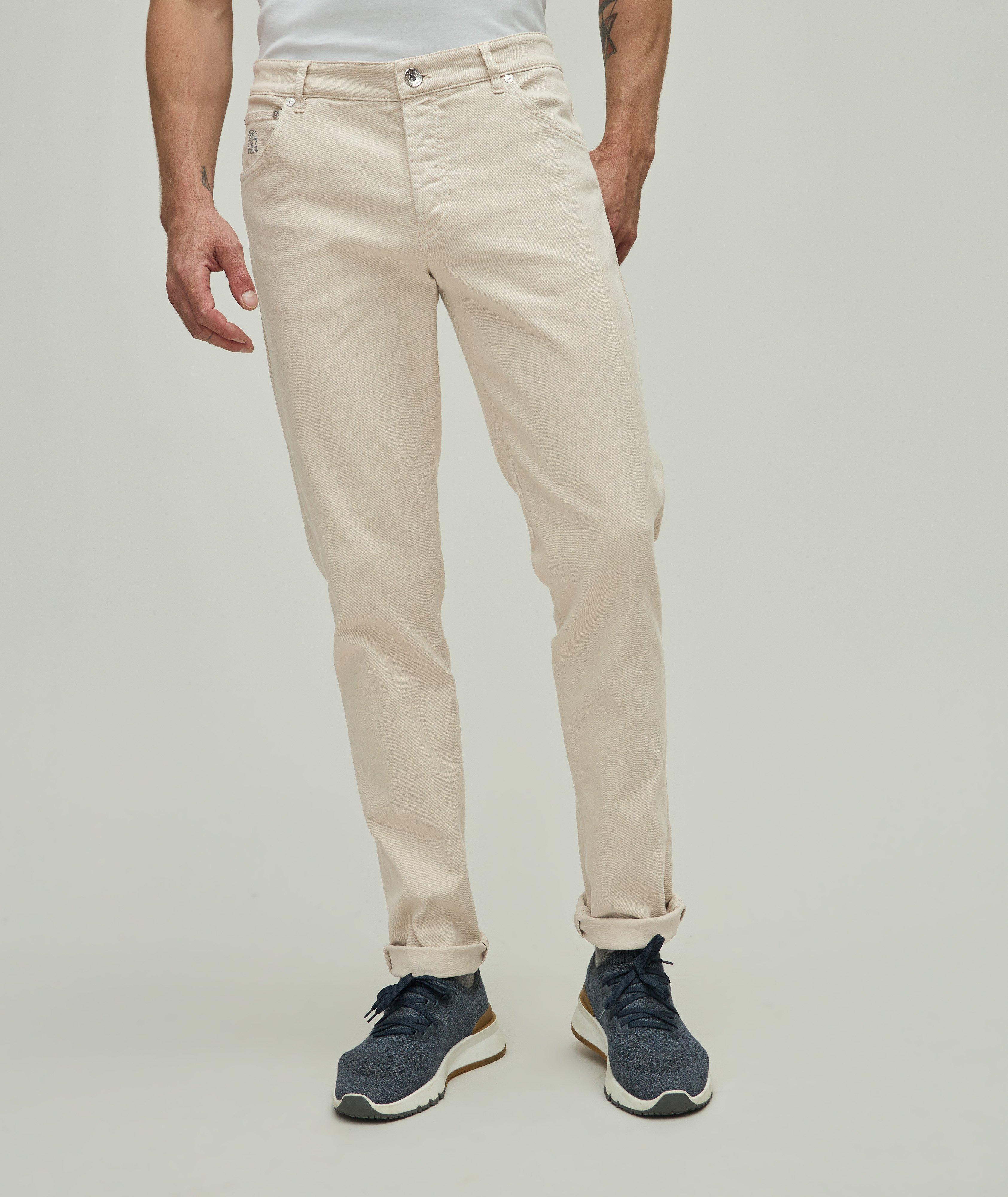 Skinny-Fit Stretch-Cotton Jeans image 1