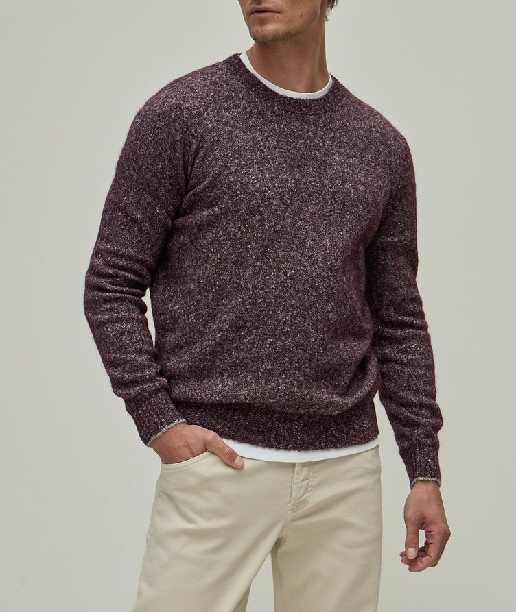 Mélange Alpaca Wool-Cotton Sweater image 1