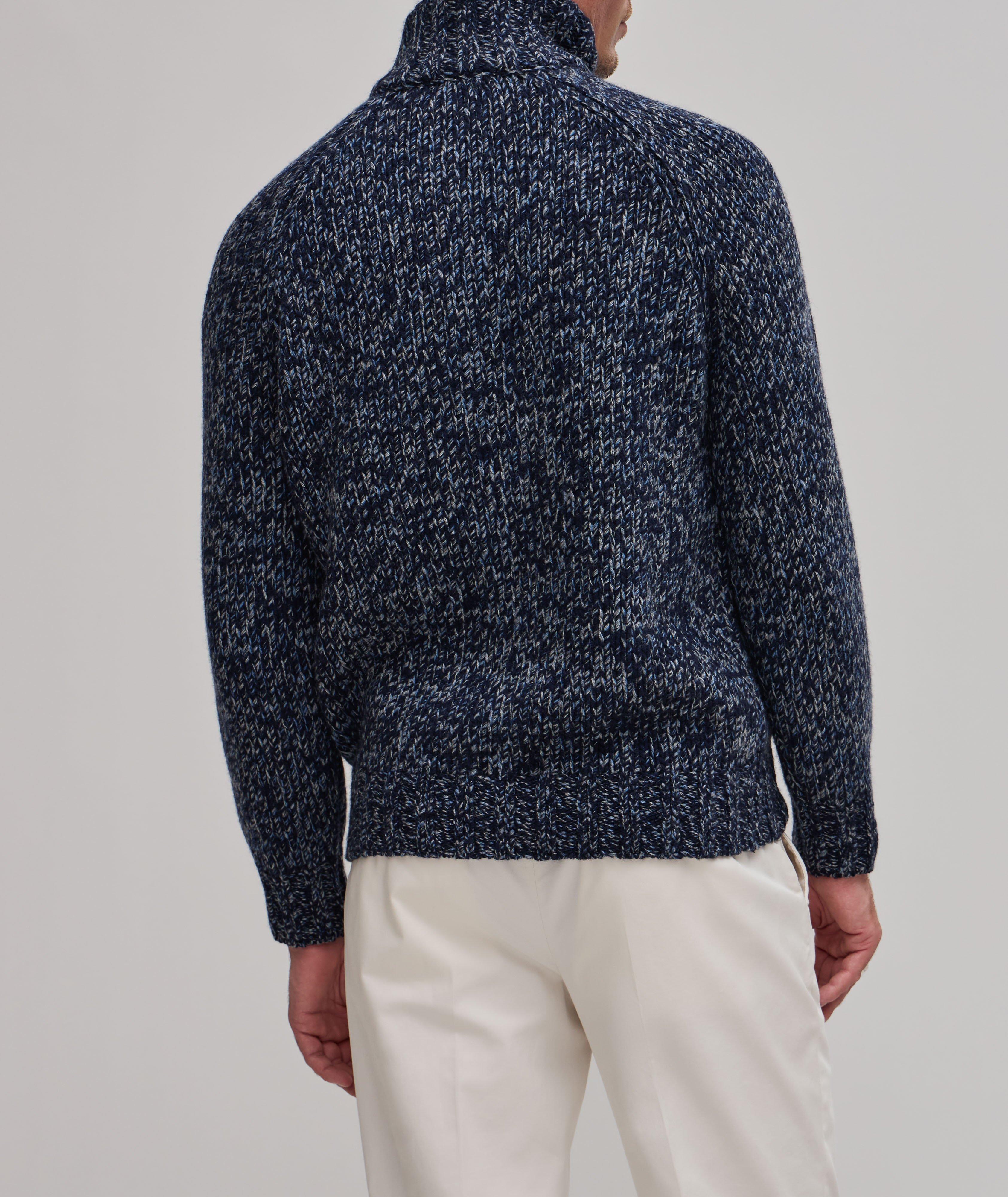 Mélange Open Gauge Wool-Blend Cardigan  image 2
