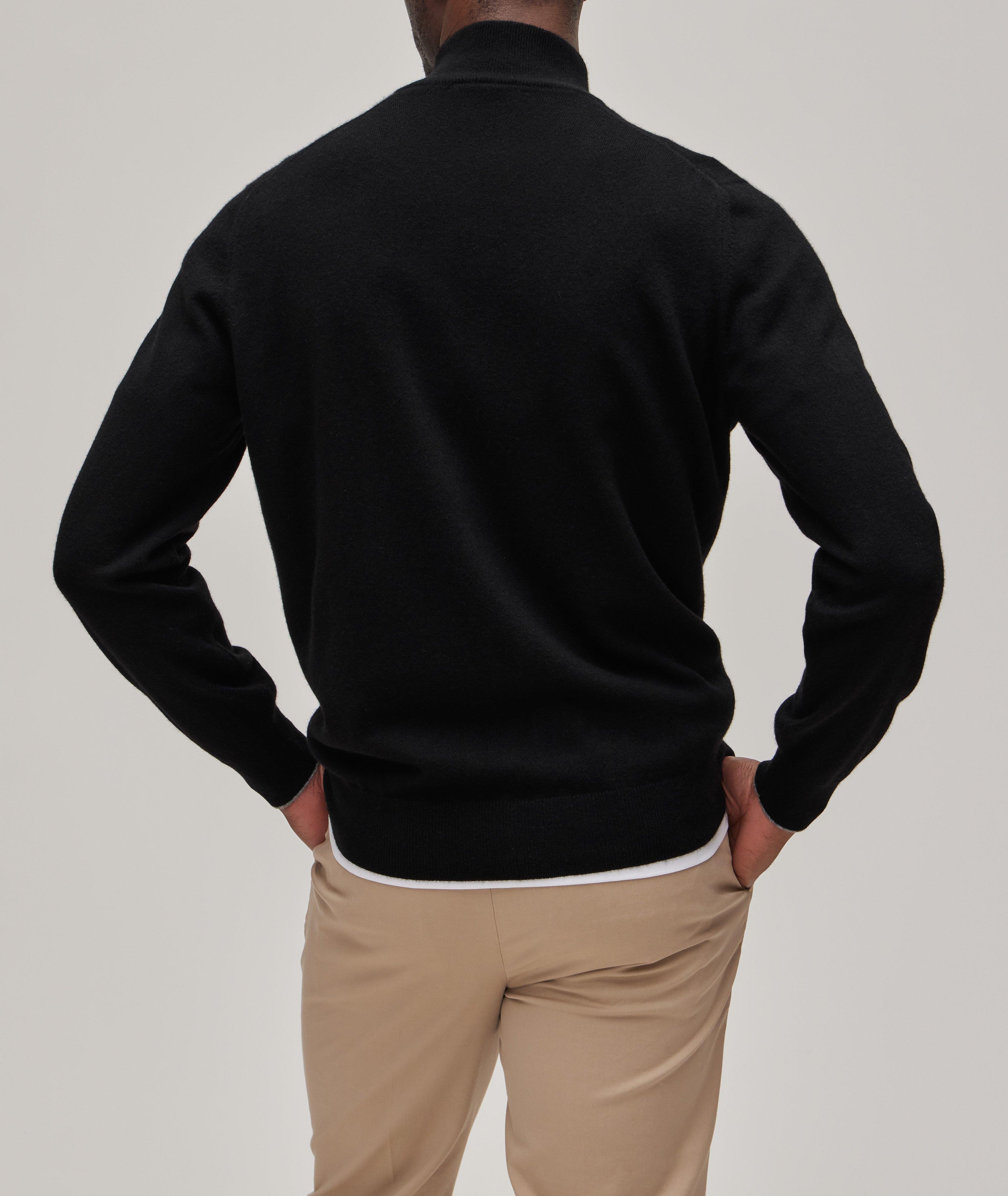 Full Zip Cashmere Knitted Cardigan image 2