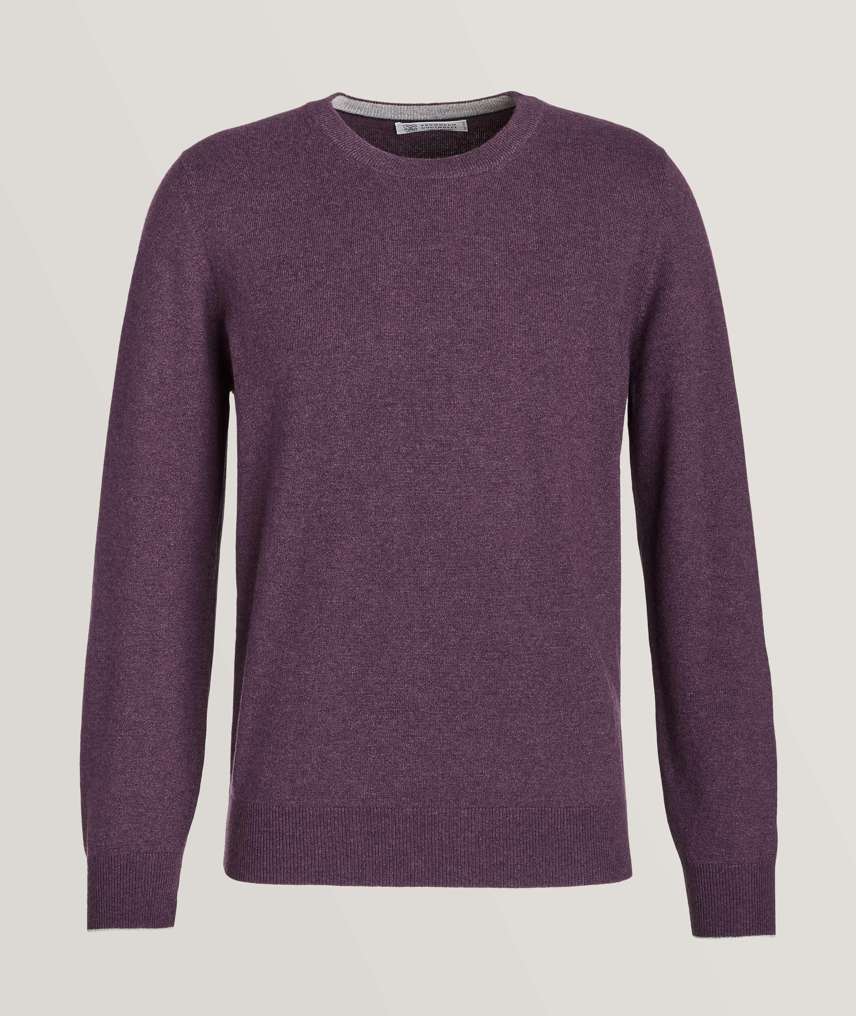 Purple store cashmere sweater