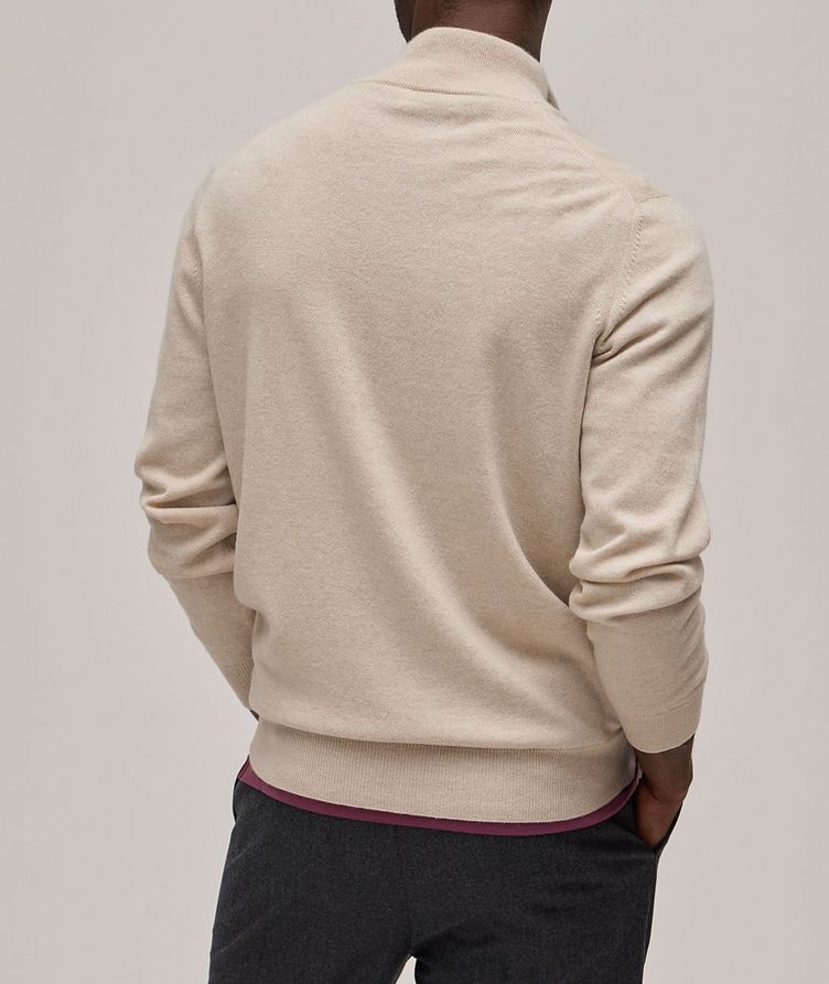 Quarter-Zip Cashmere Sweater image 2