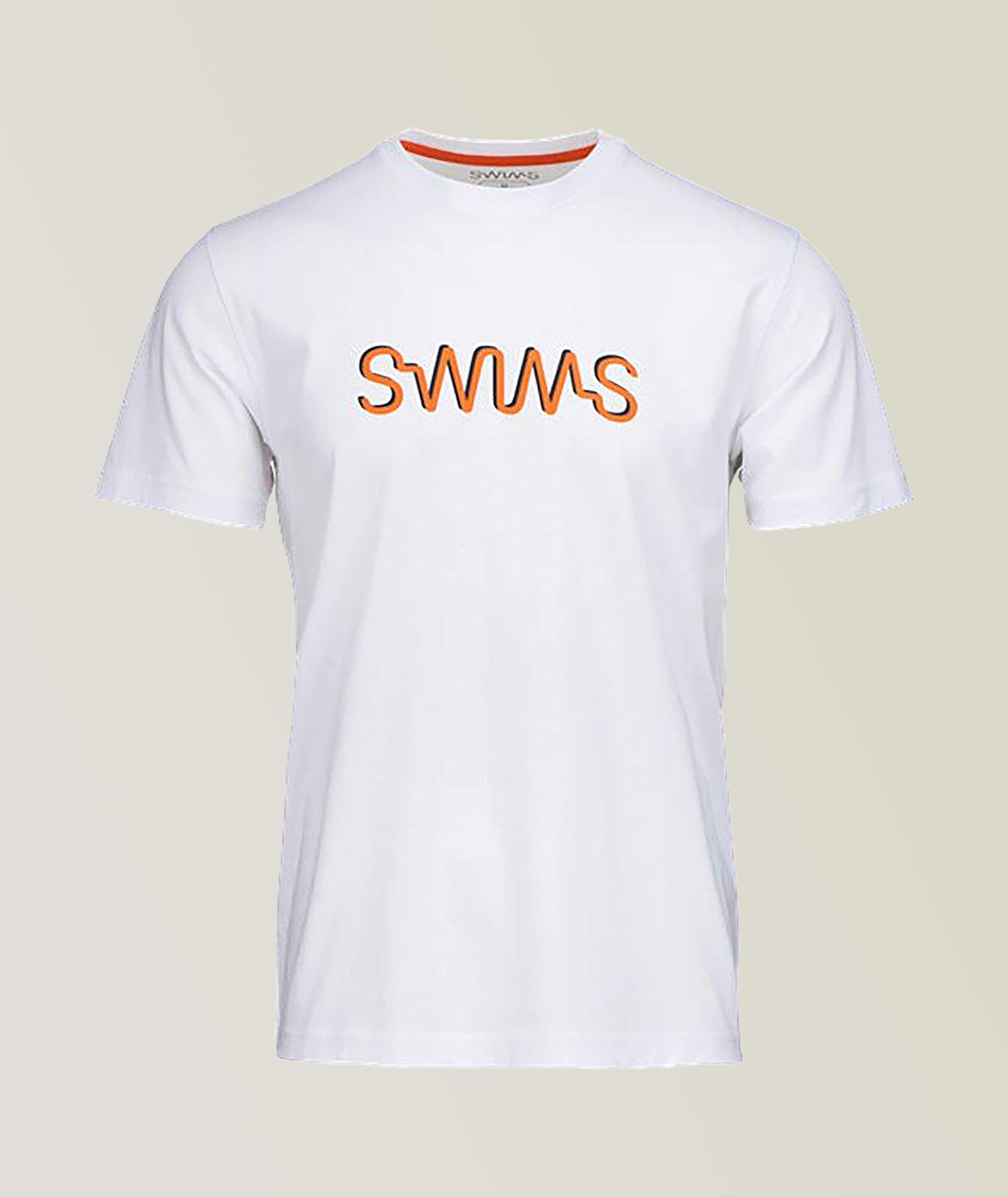 Swims Ravello Graphic Cotton T-Shirt in White | Men's Size Small