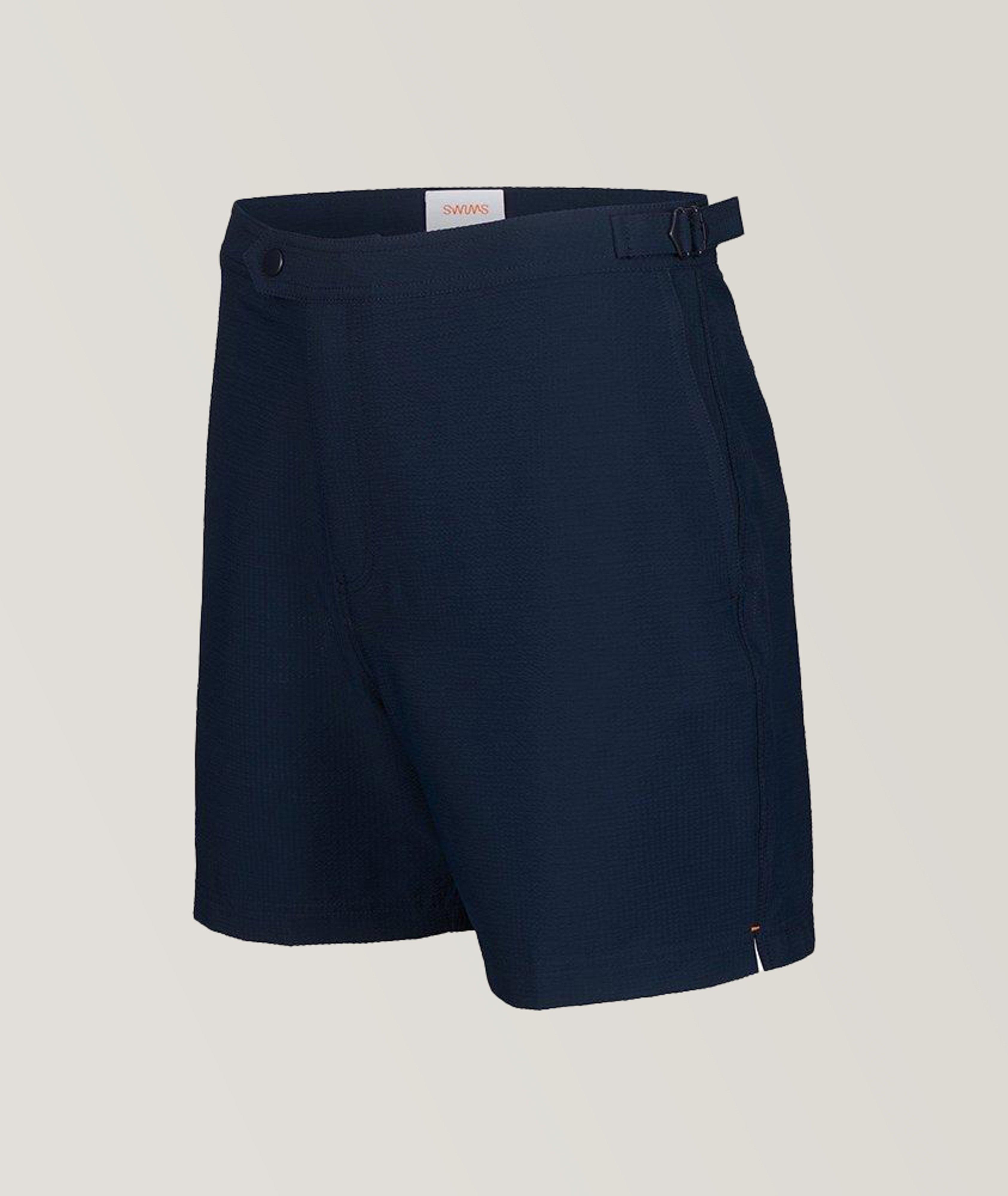 Paloma Seersucker Swim Shorts image 1