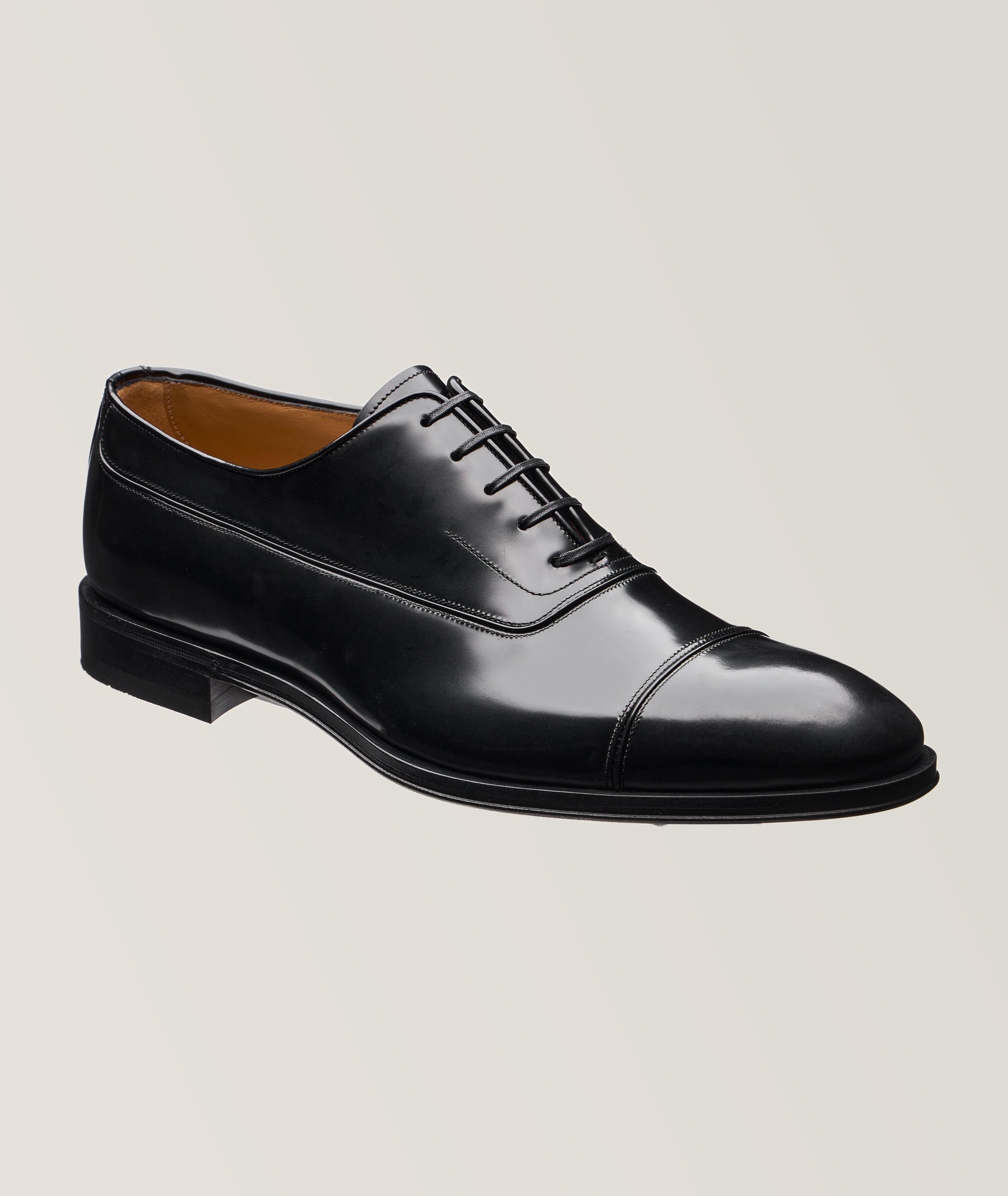 Fermin Polished Leather Cap-Toe Oxfords image 0