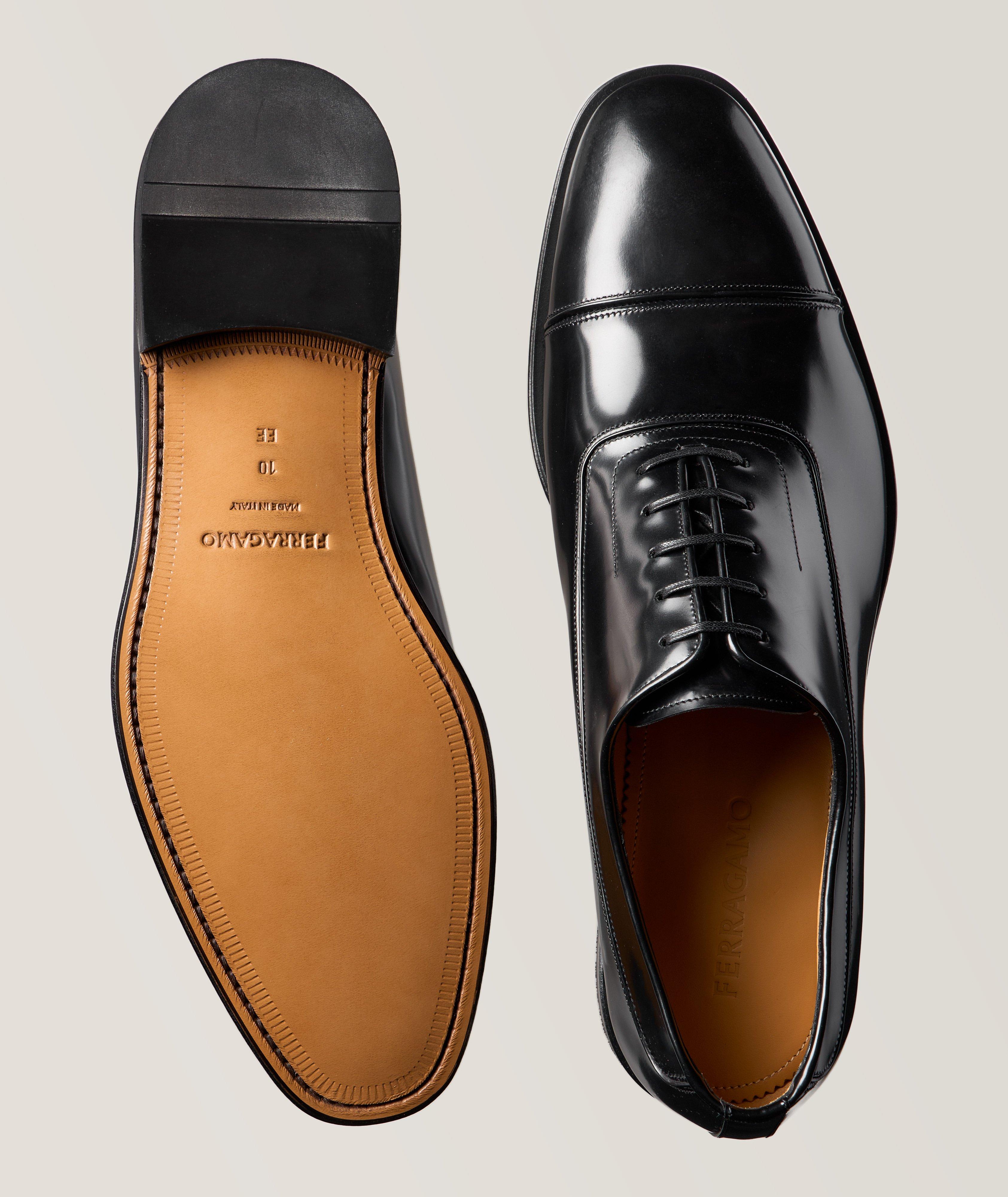 Fermin Polished Leather Cap-Toe Oxfords image 2