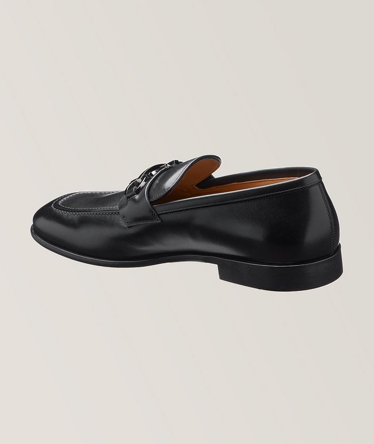 Foster Double Gancini Bit Leather Loafers image 1