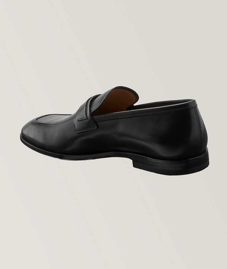 Florio Burnished Leather Loafers image 1