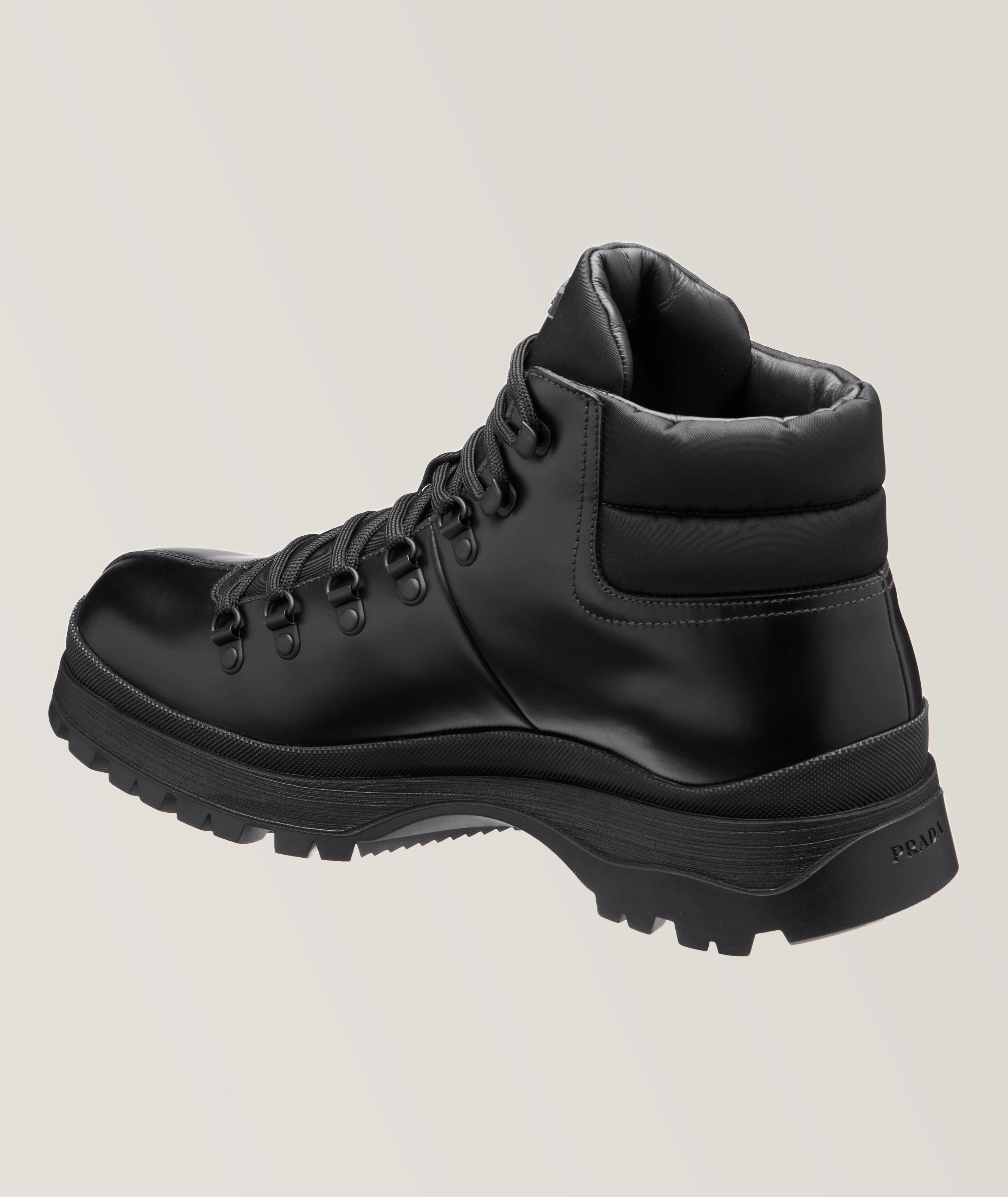 Brixxen Matte Leather Hiking Boots image 1