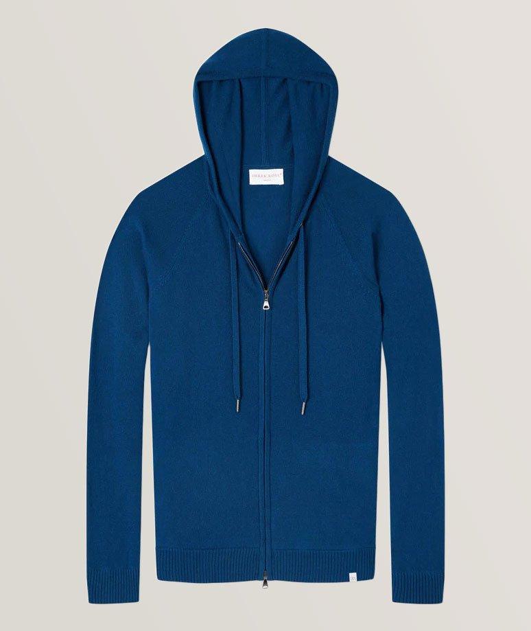 Finley 10 Cashmere Jersey Zip-Up Hoodie image 0