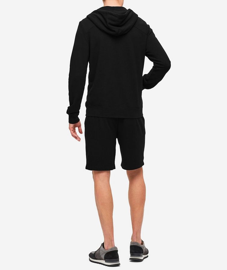 Quinn Stretch-Jersey Cotton Full-Zip Hooded Sweater image 2