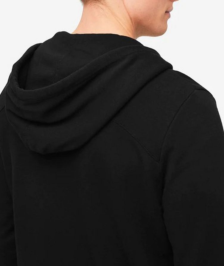 Quinn Stretch-Jersey Cotton Full-Zip Hooded Sweater image 5