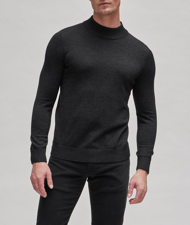 Merino Wool Mockneck Sweater image 1