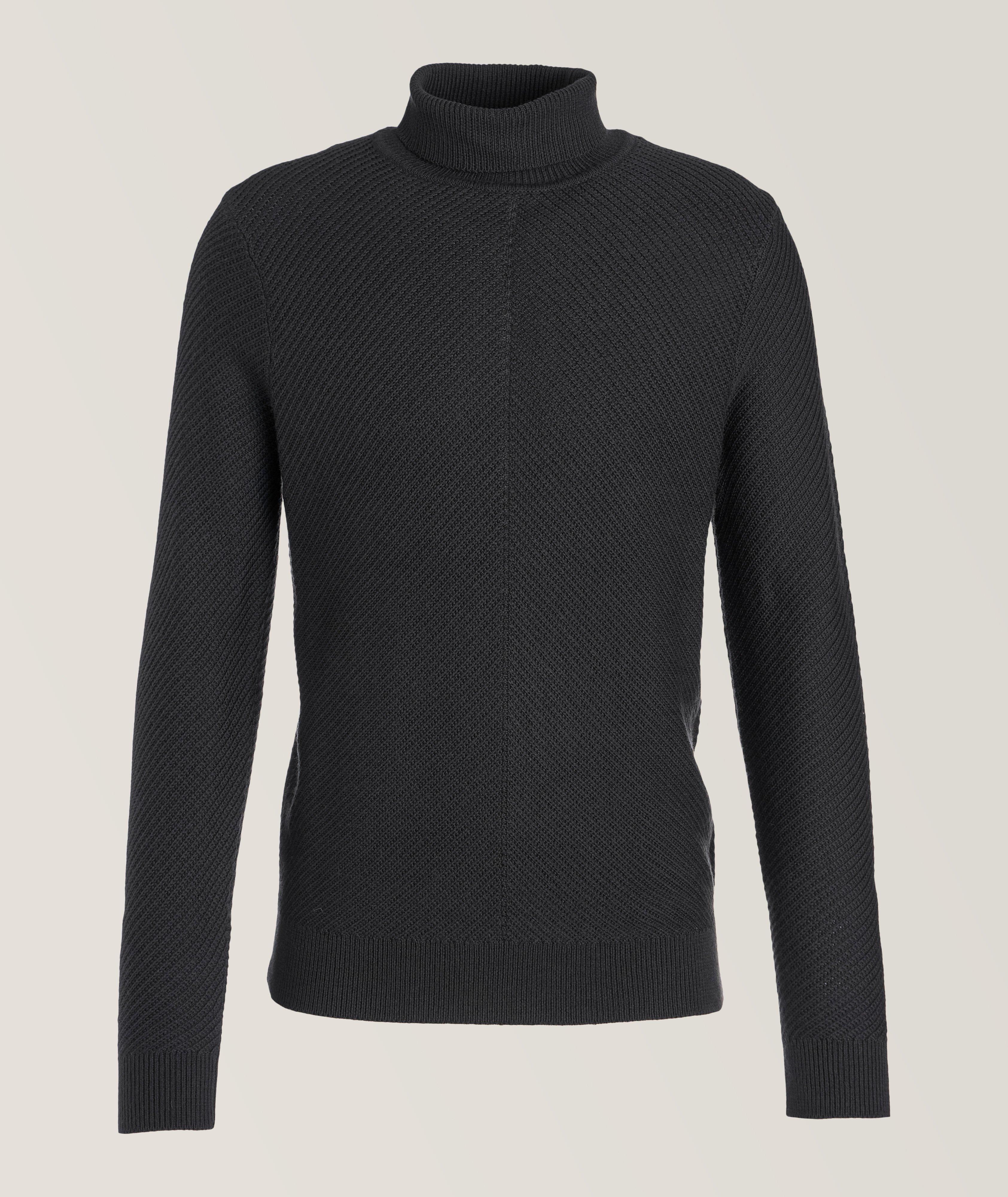 Knit black clearance turtleneck