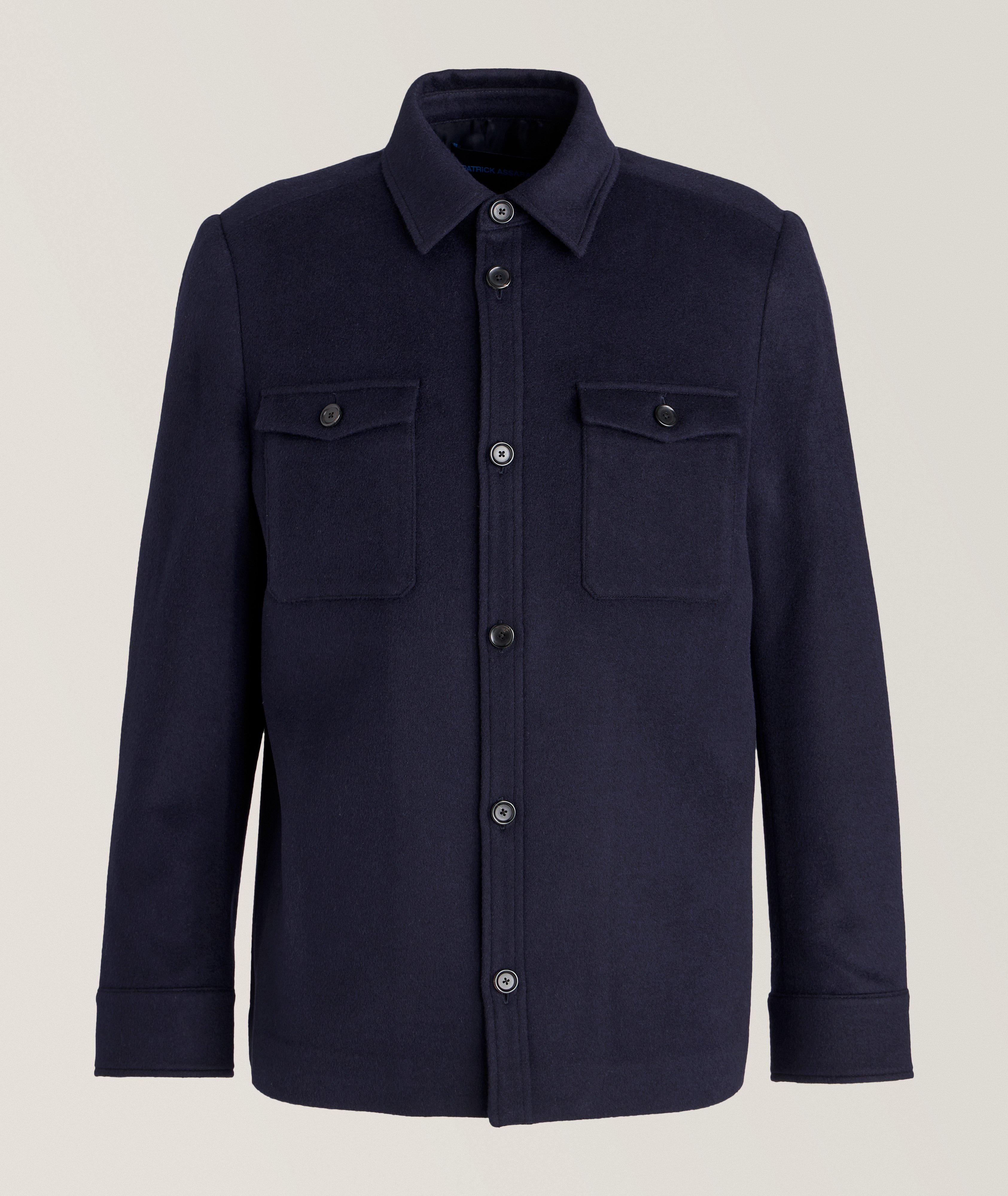 Patrick Assaraf Wool-Cashmere Overshirt | Sport Jackets | Harry Rosen