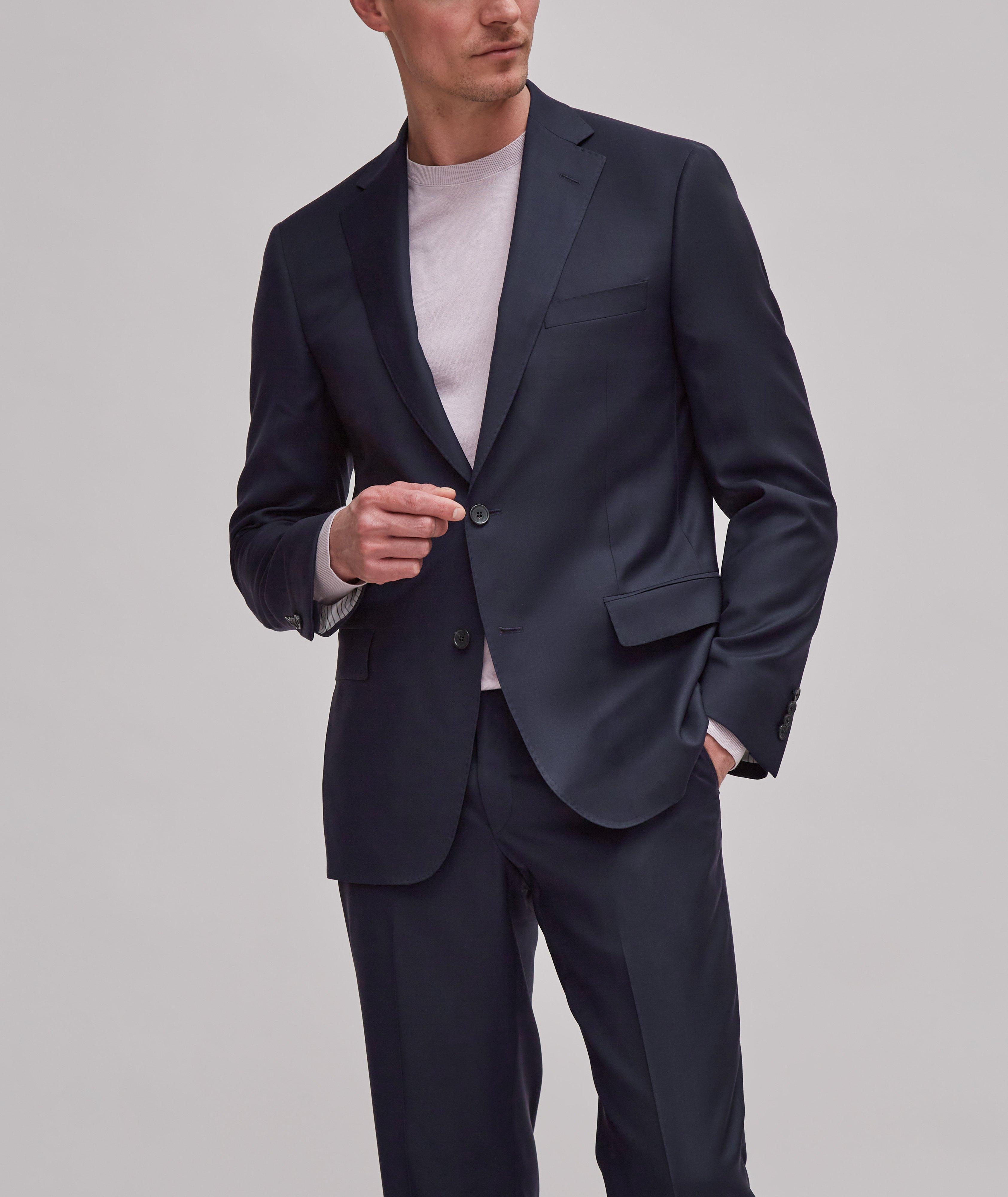 Navy Ice Wool Suit – Samuelsohn