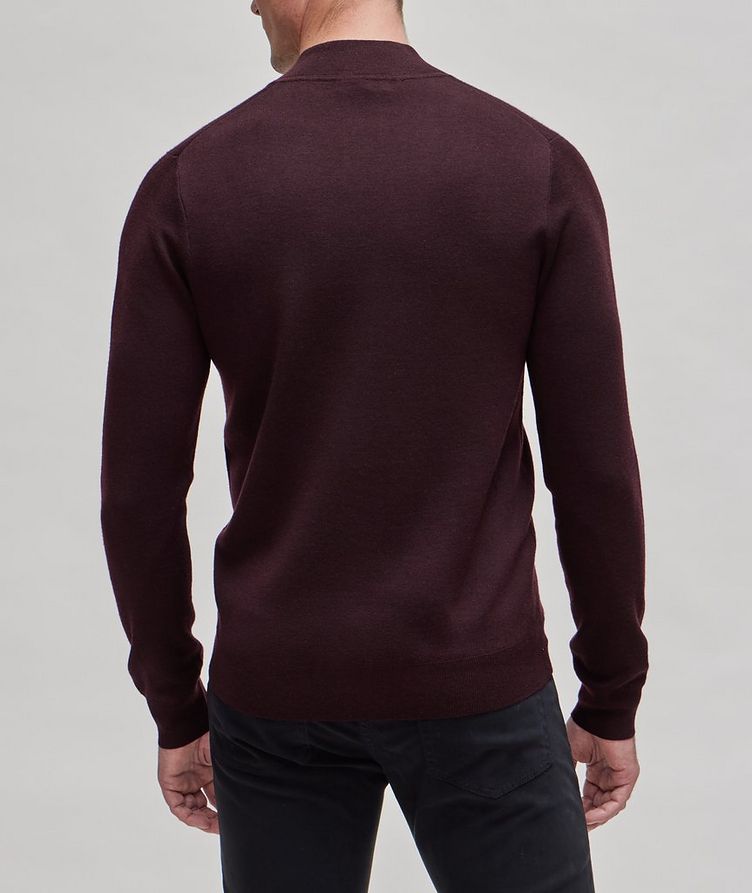 Double-Face Button Mockneck Sweater image 2