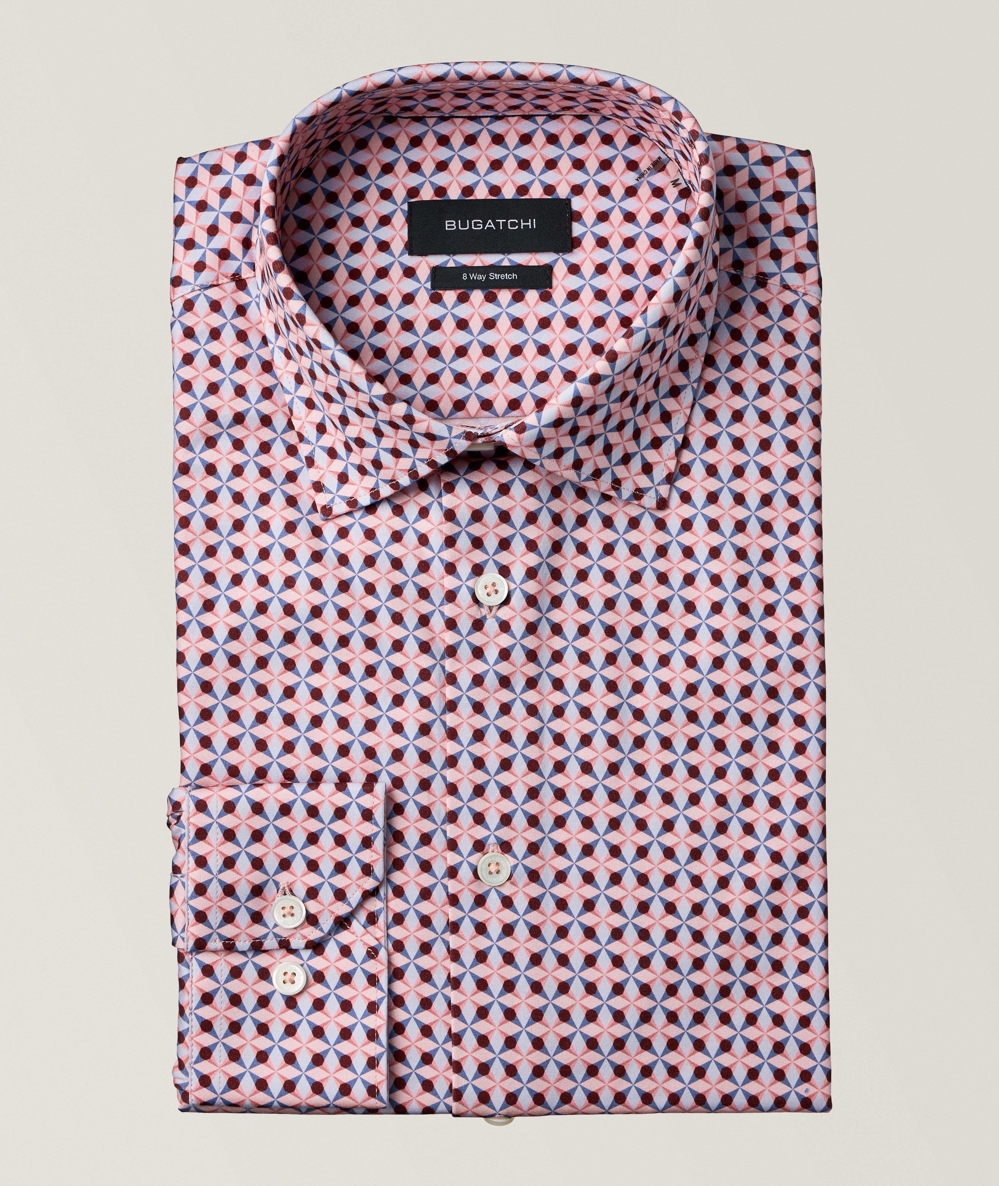 Geometric 8-Way-Stretch Sport Shirt image 0