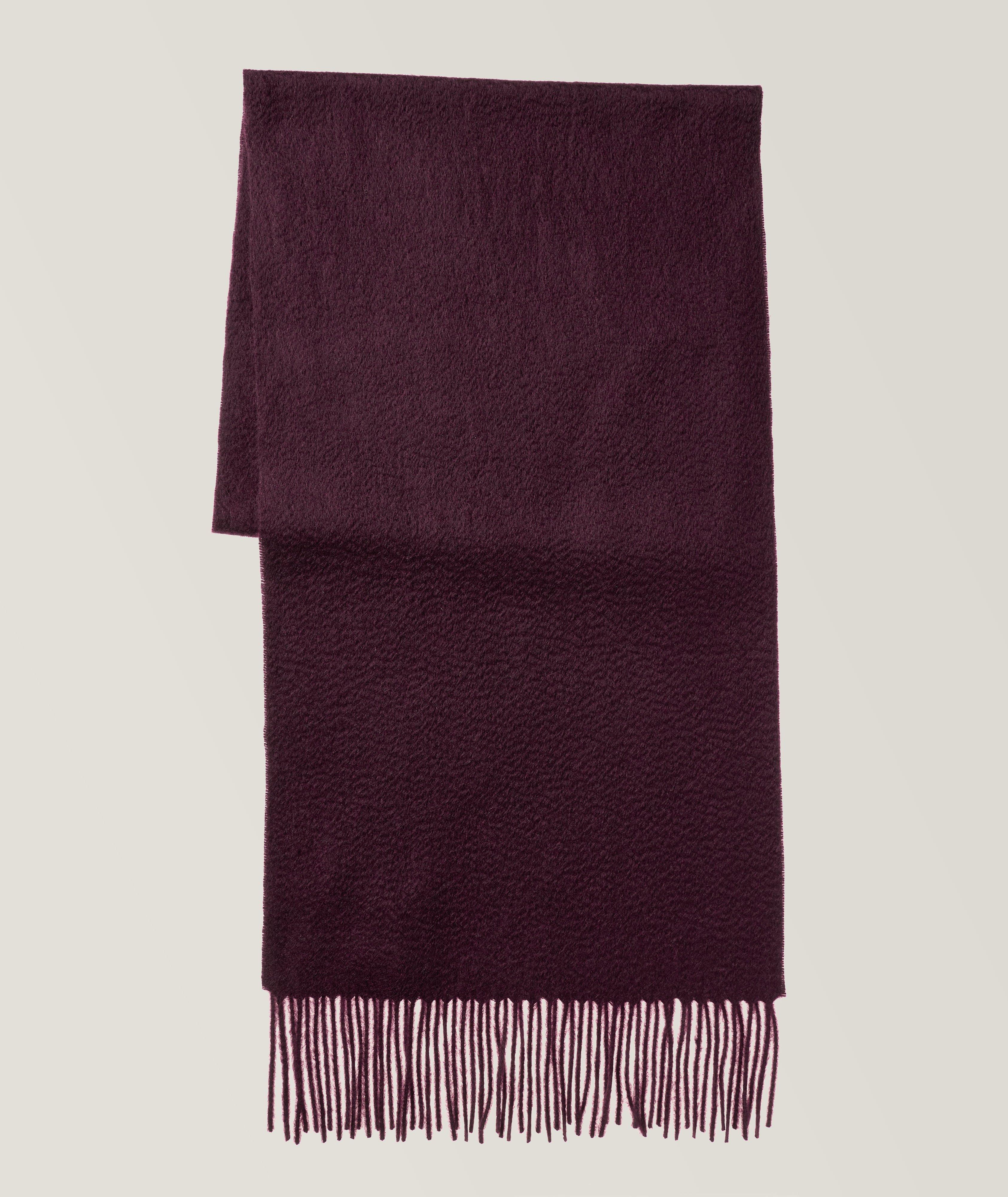 Fringed Cashmere Scarf image 0