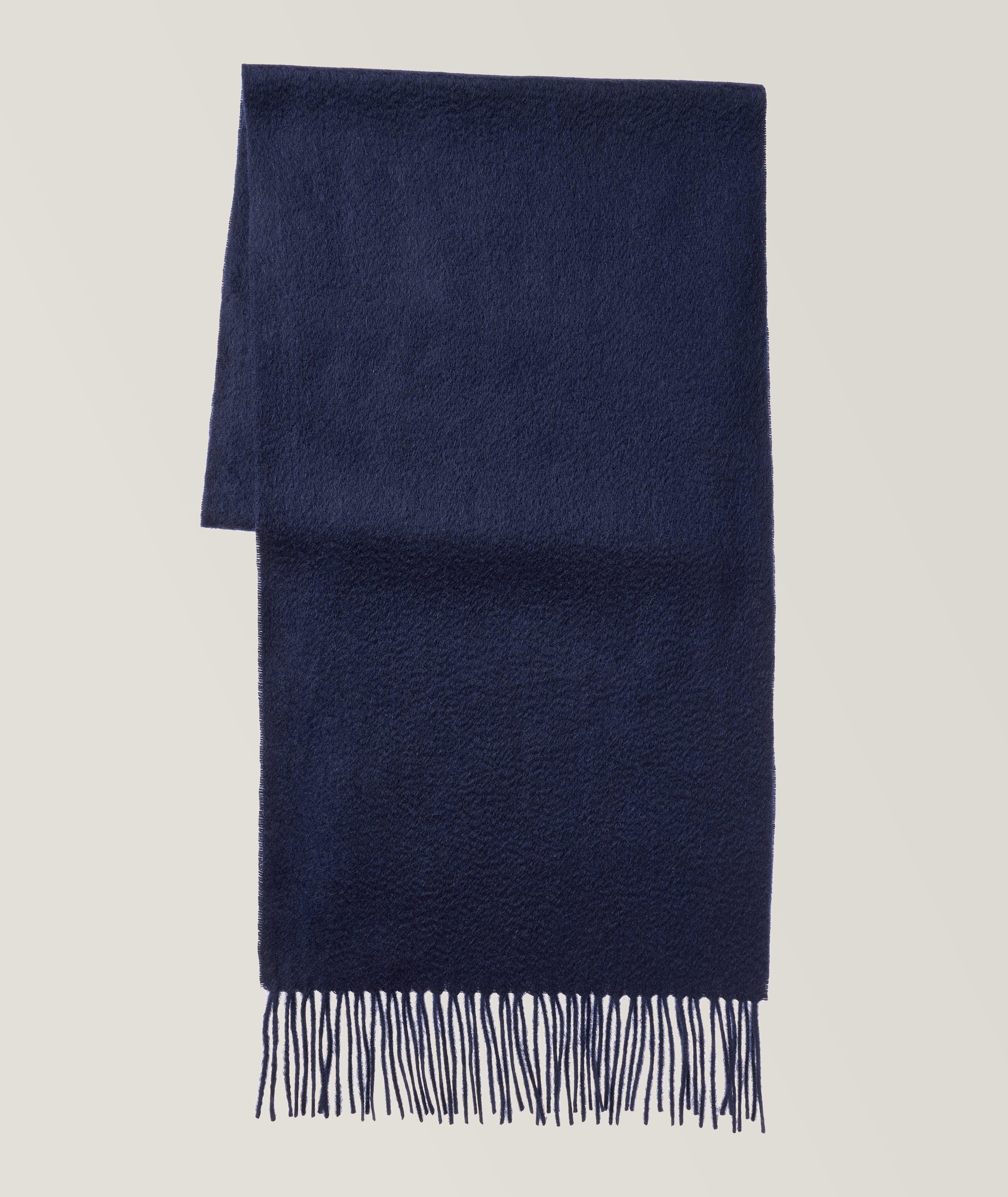 Navy blue cashmere on sale scarf