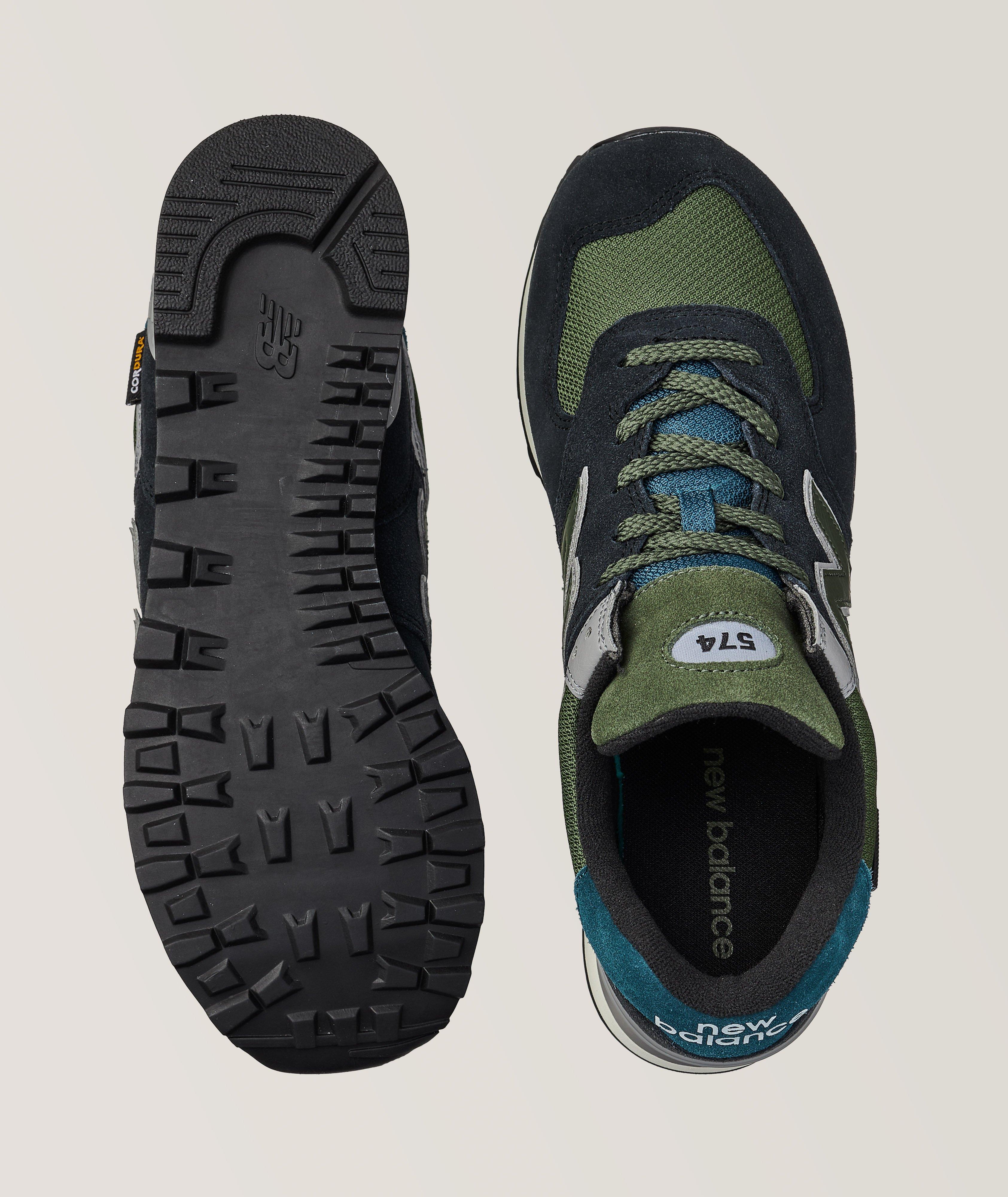 Chaussure sport 574 en suède et en nylon image 2