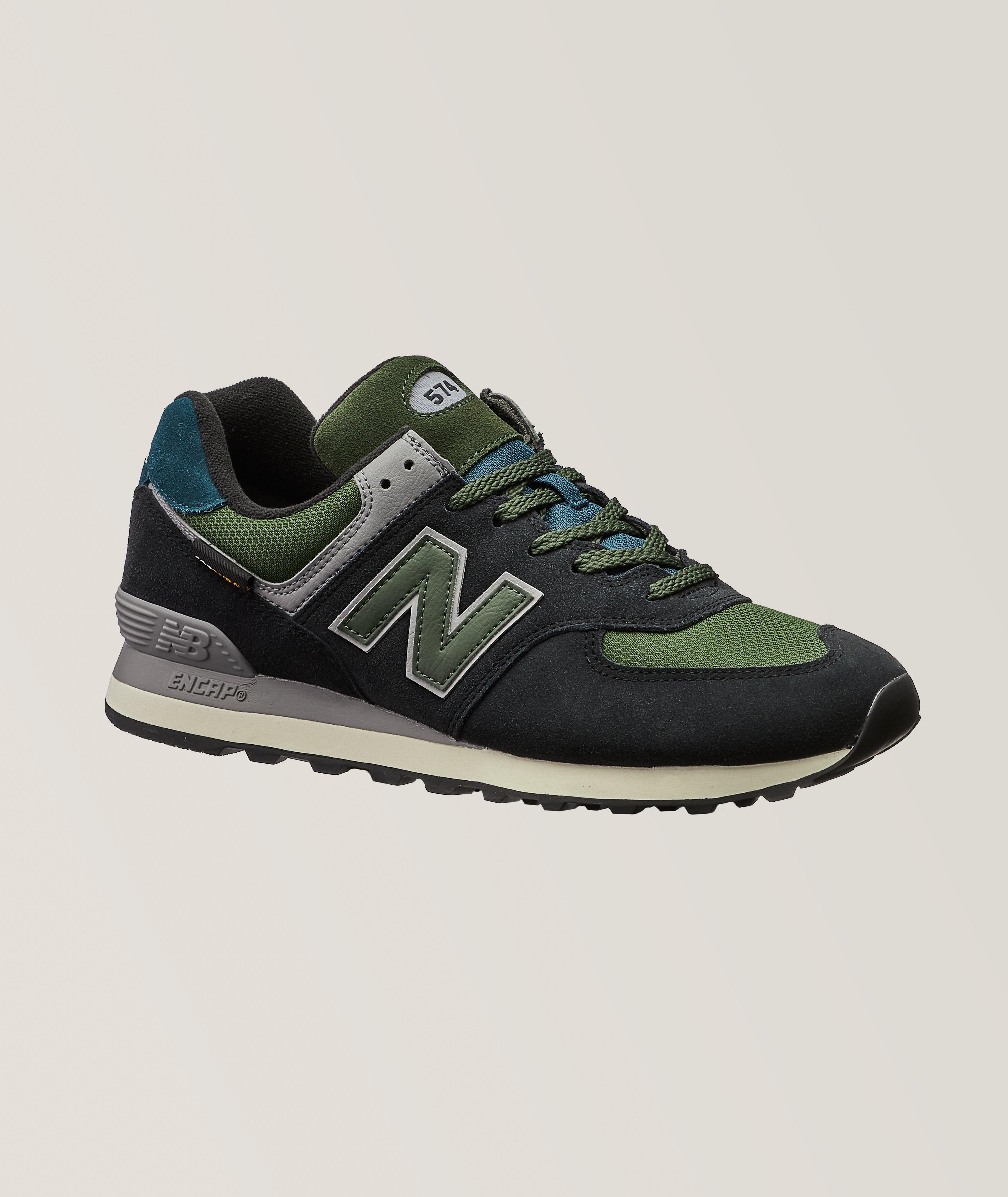 Chaussure sport 574 en suède et en nylon image 0