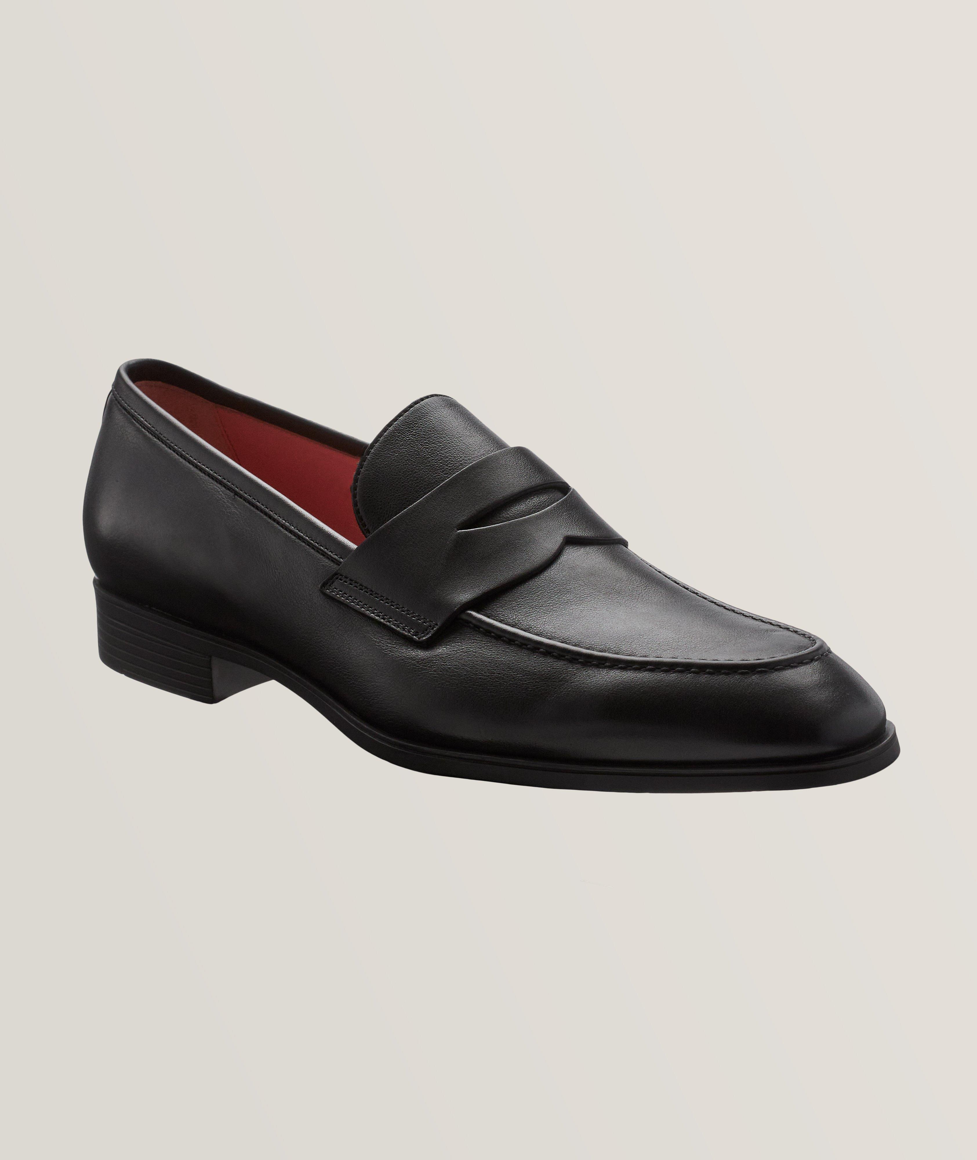 Simon Leather Penny Loafers image 0