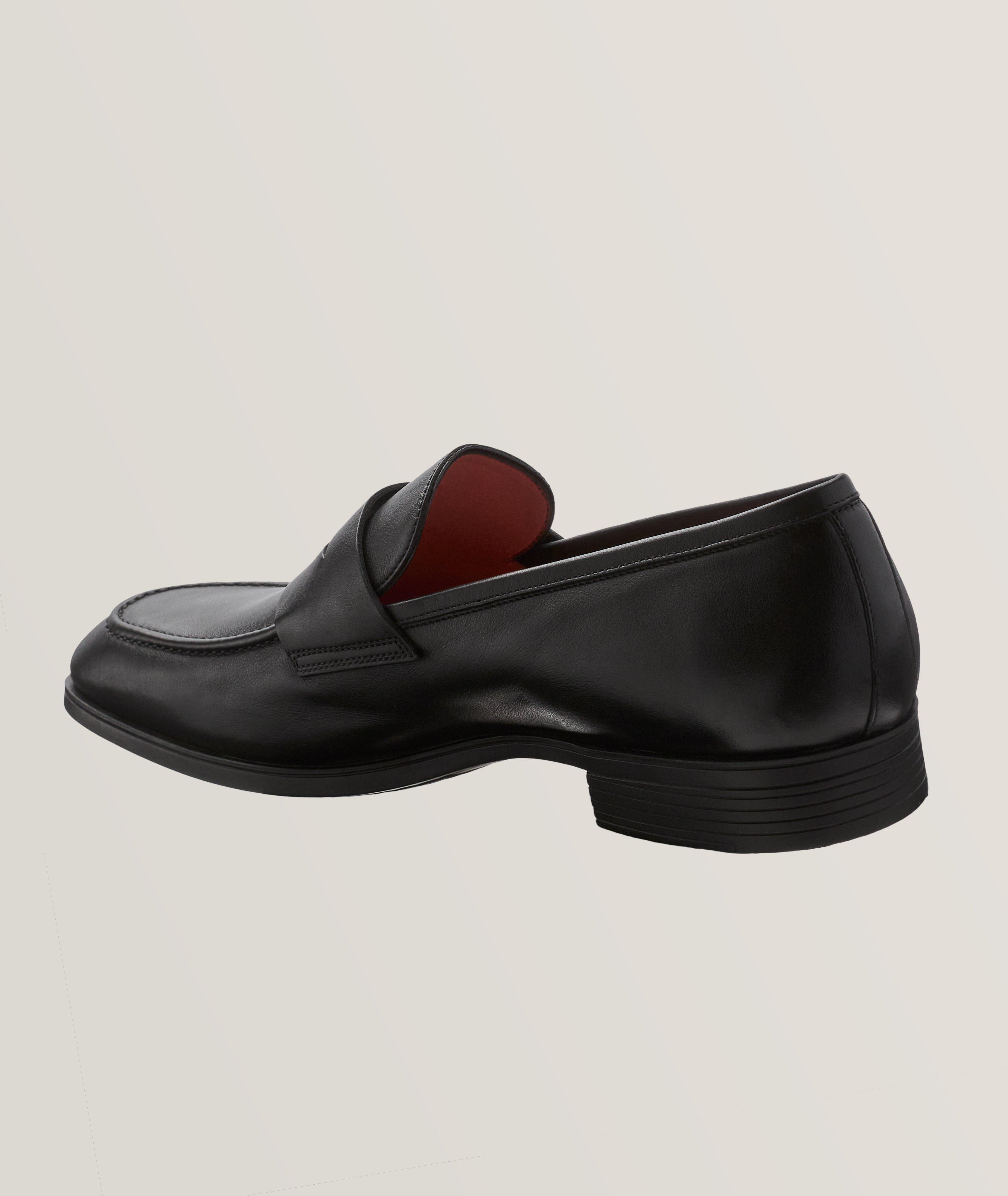 Black patent leather penny loafers Women, Simons