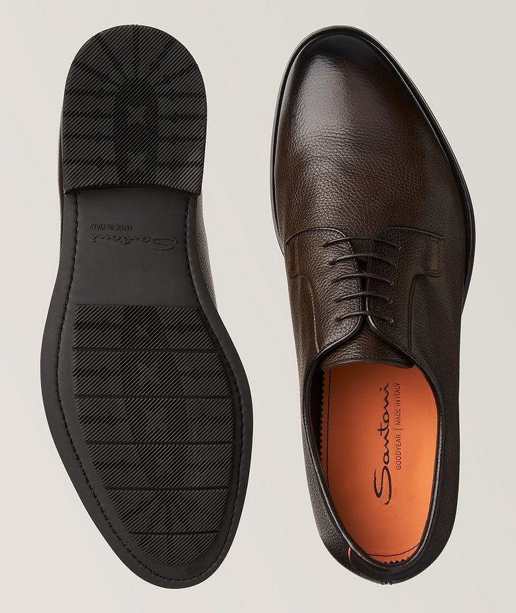 Chaussure lacée en cuir grenu image 2